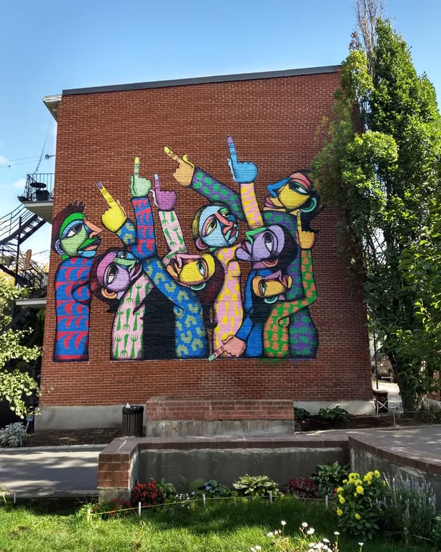 Labrona mural in Hochelaga