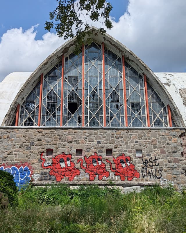 Lost Claws on an abandoned church