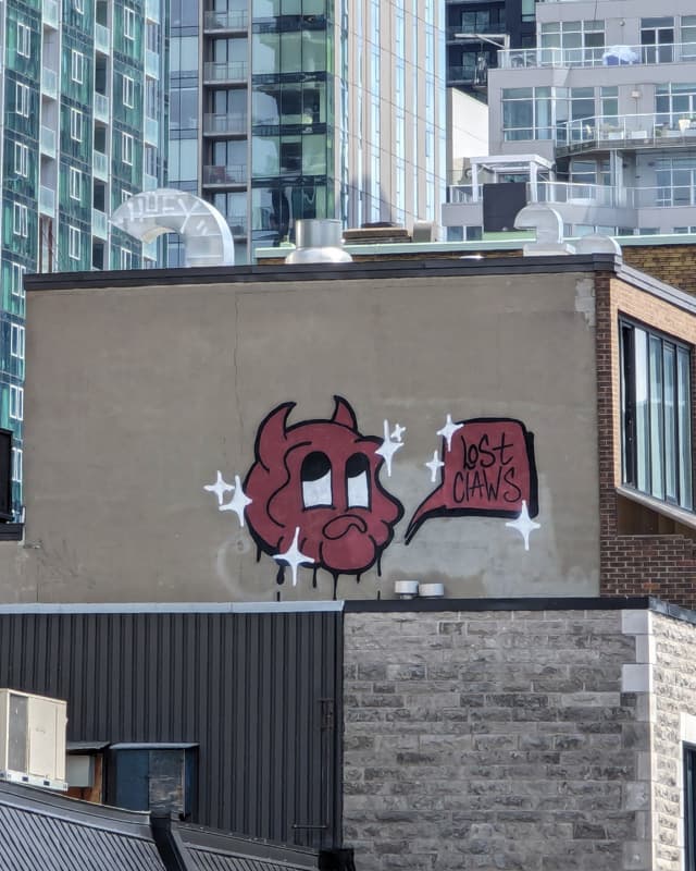 Lost Claws on a downtown rooftop
