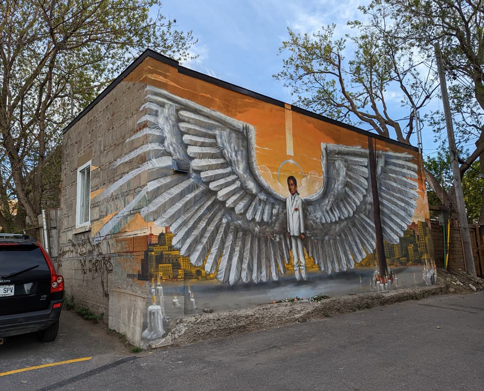 A tribute to Fredy Villanueva by Monk.e in Villeray