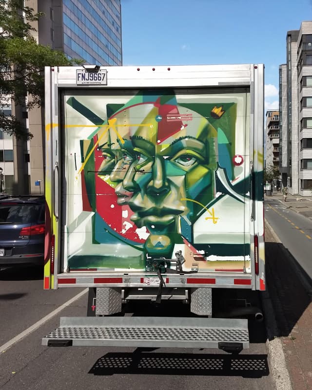 back of truck by Monk.e