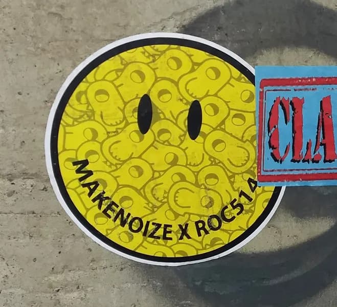 ROC514 and Makenoize collaboration paste-up