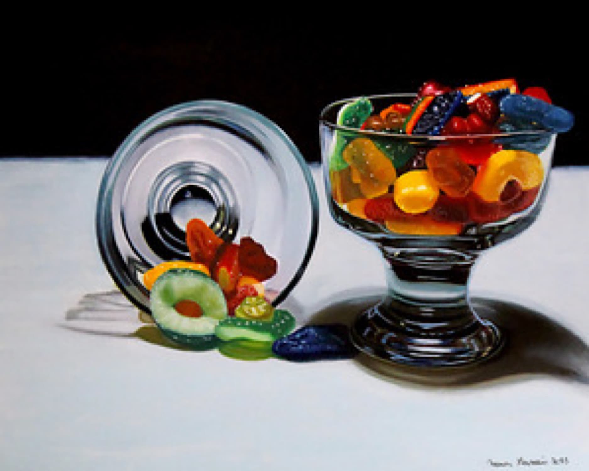 Le verre a cédé