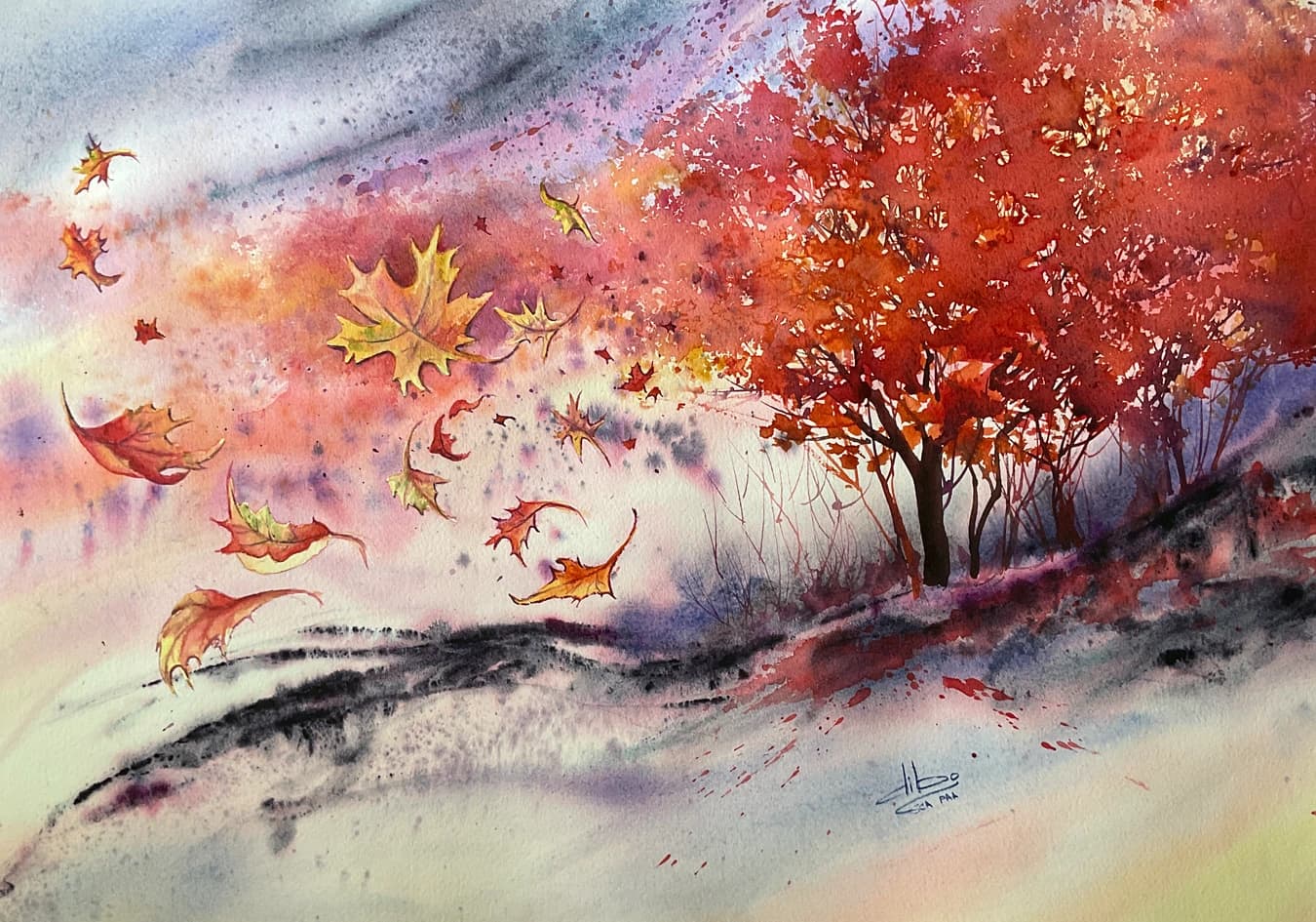 The Leaves Carried Away