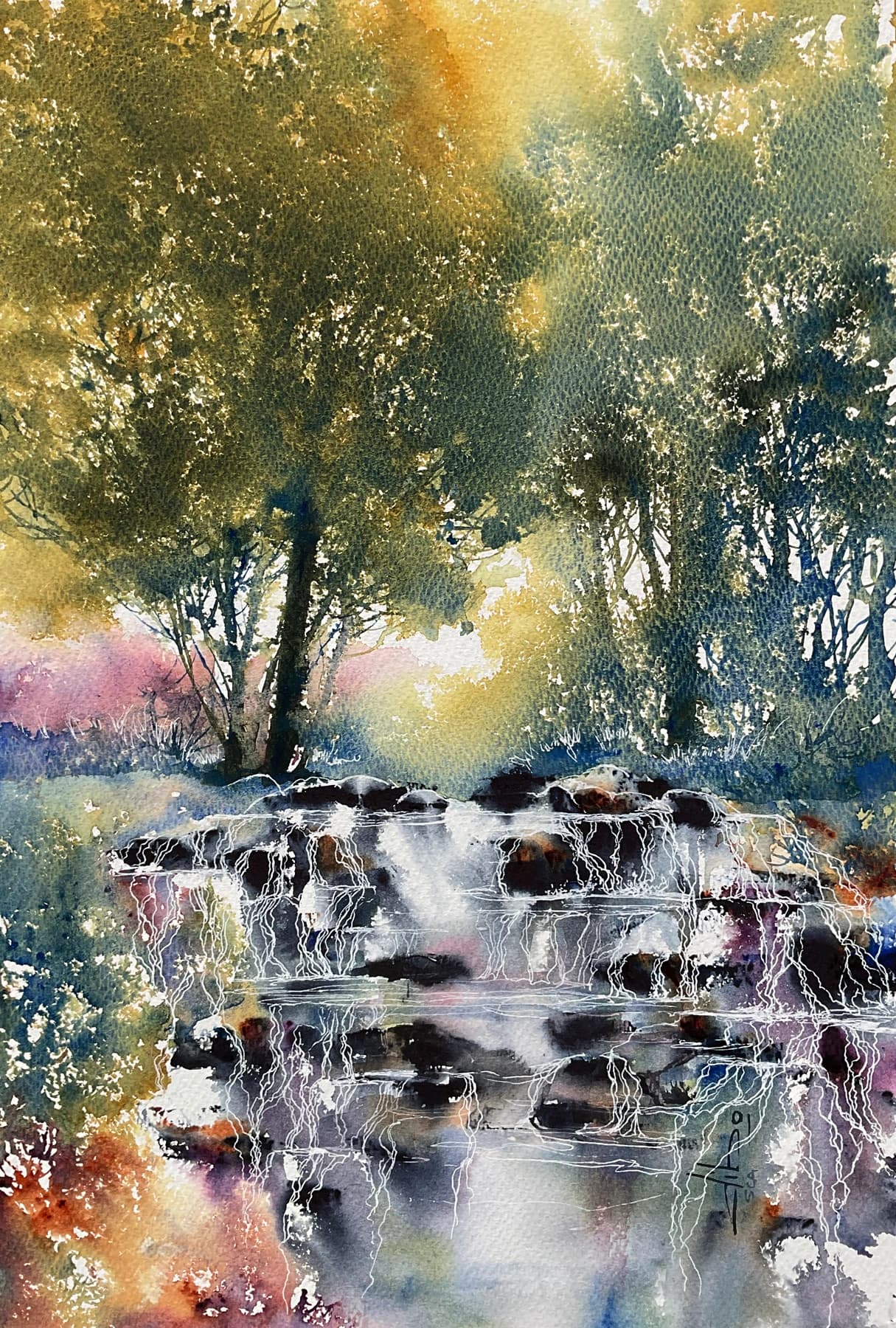 The faded River