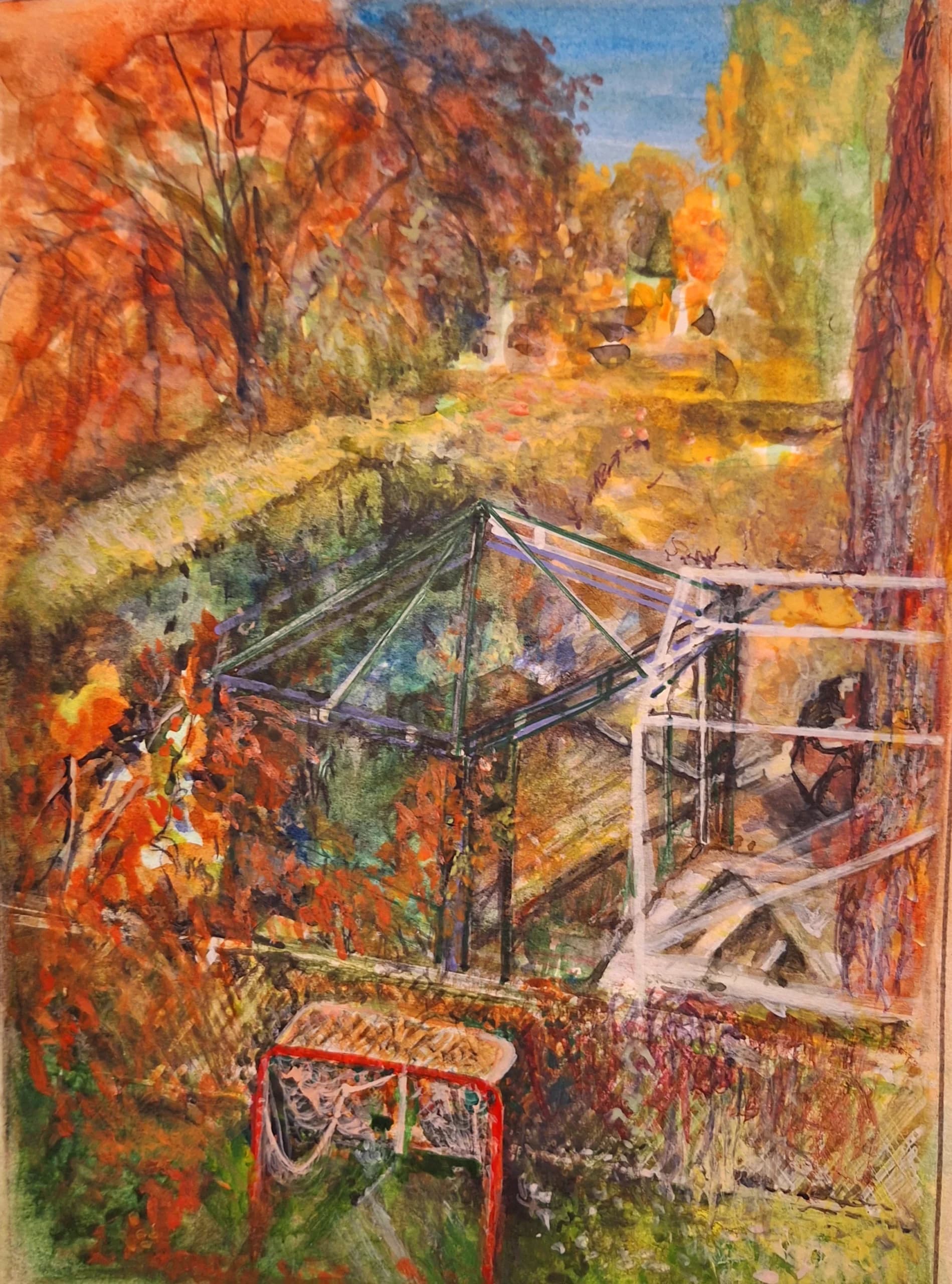 Jardin automne Montréal