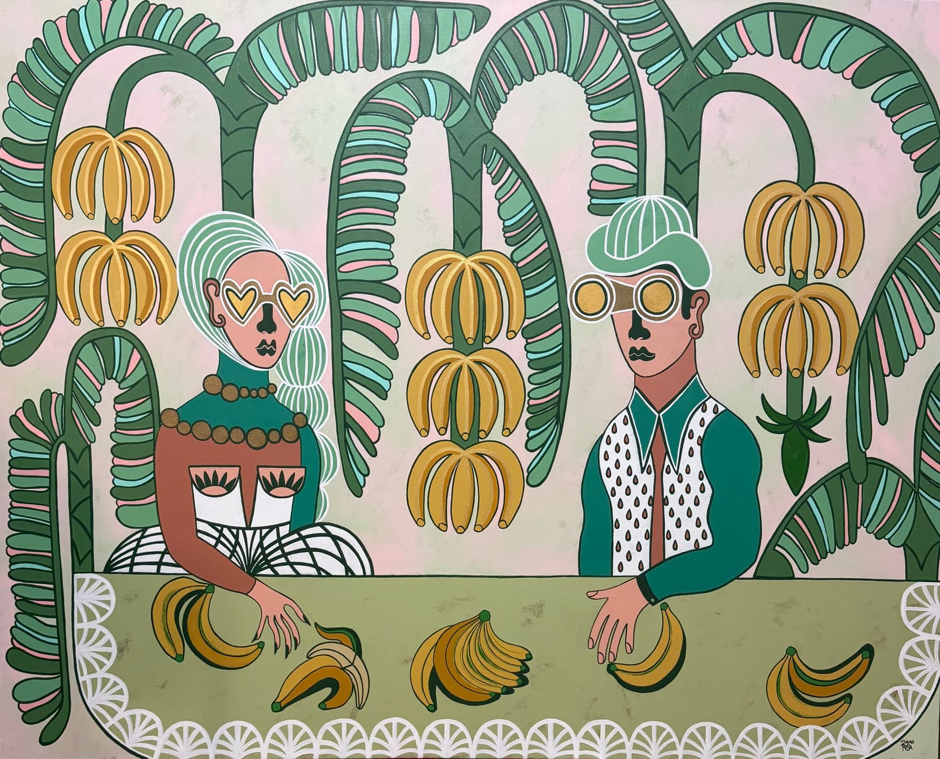 L'amour dans une plantation de bananes
