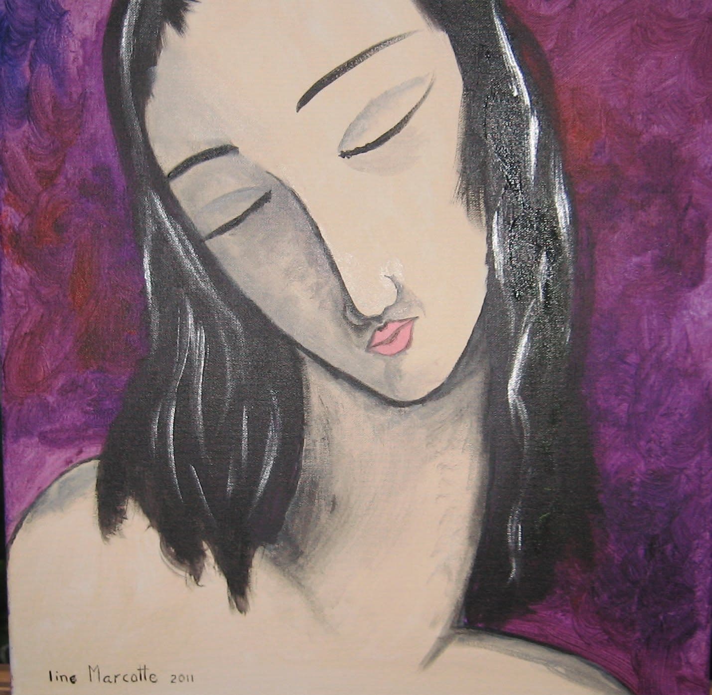 Portrait violet