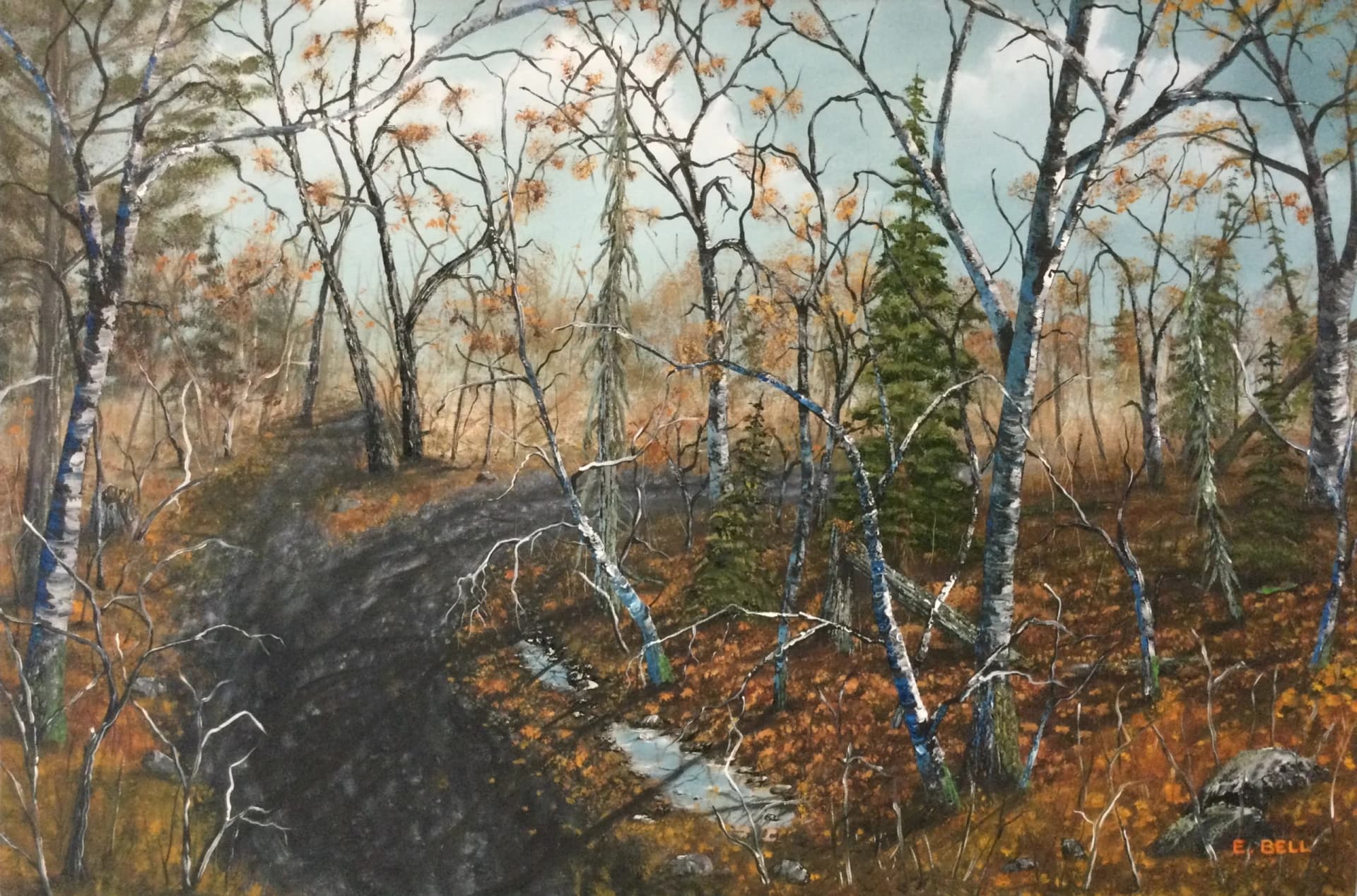 An Autumn Walk (framed)