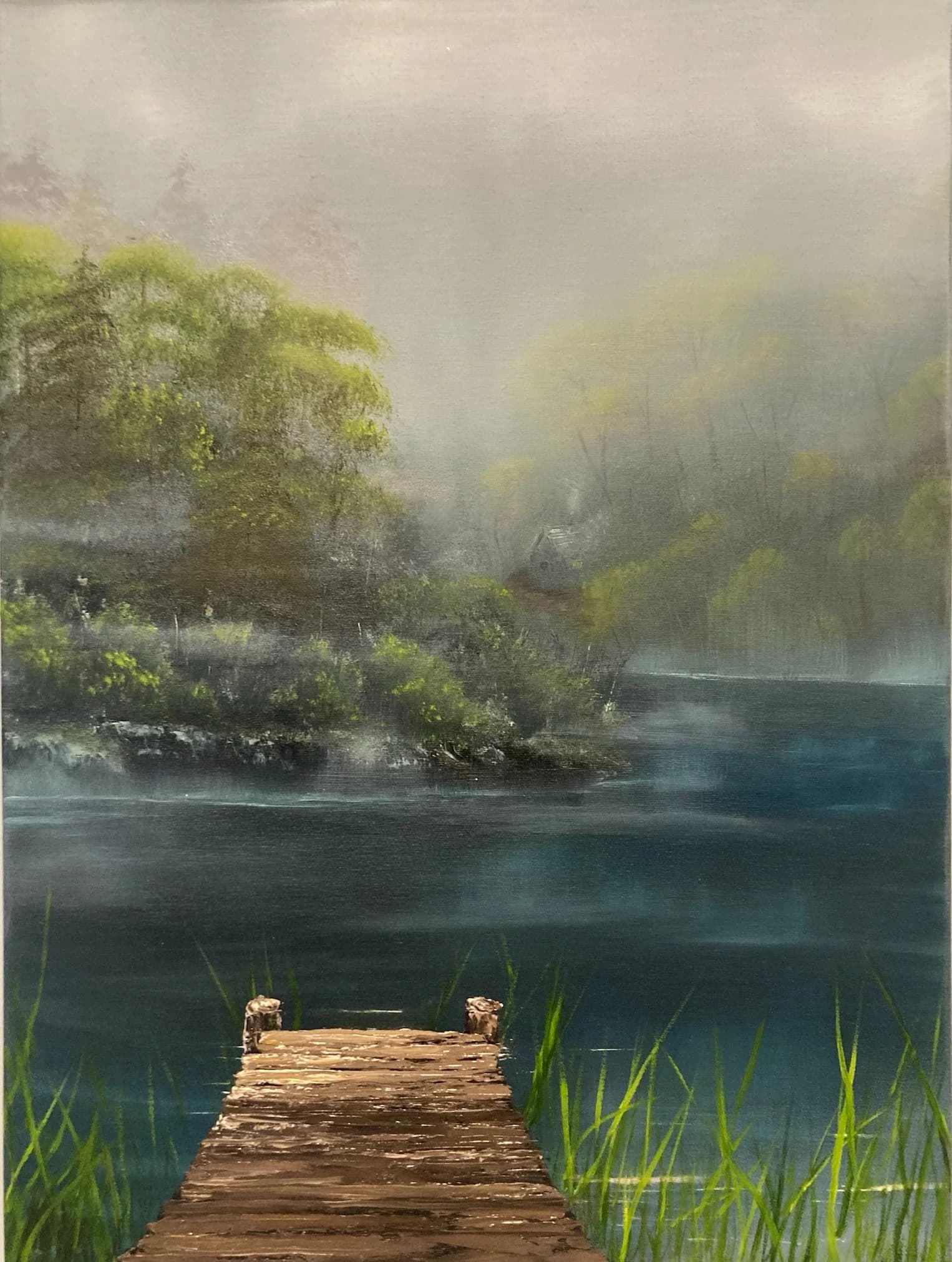 Misty Morning (framed)