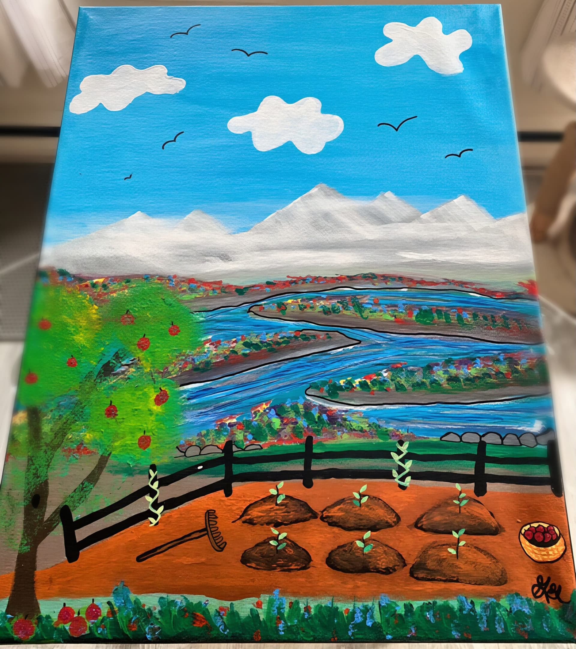 The Garden Along the Water