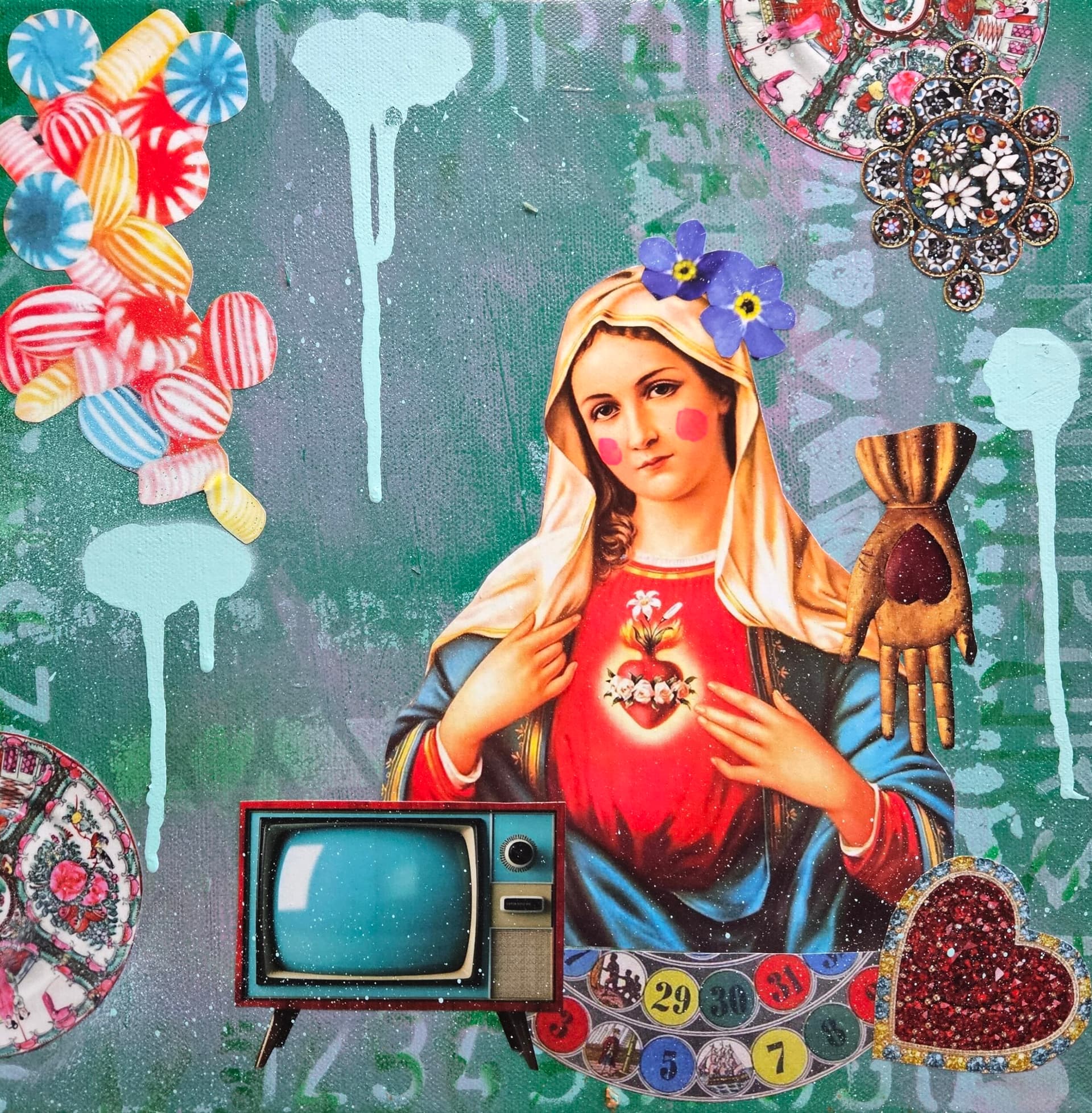 Artist-La Vierge Marie apparaît à la télévision