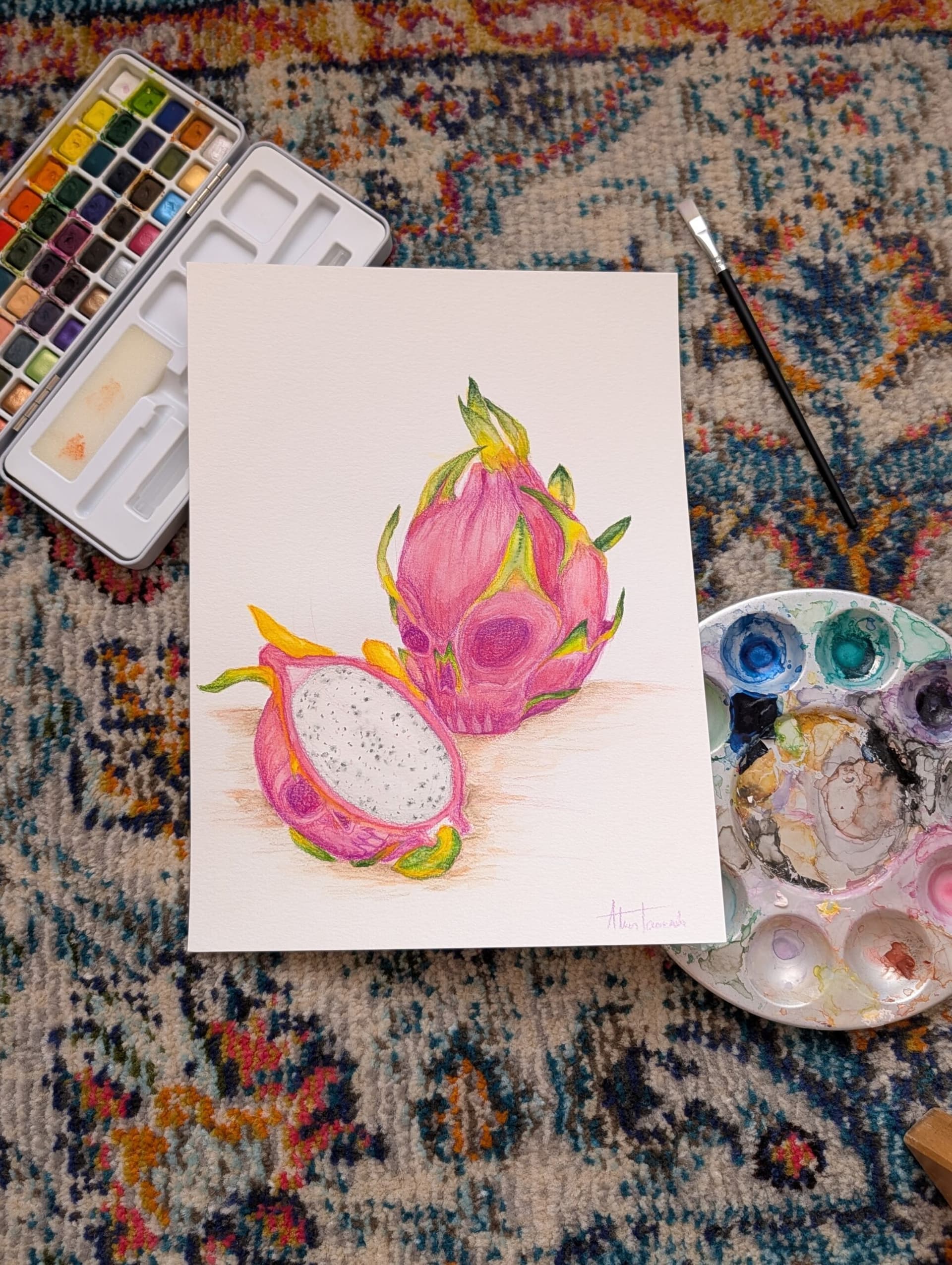 Artist-Nature Morte au Fruit du Dragon No.7