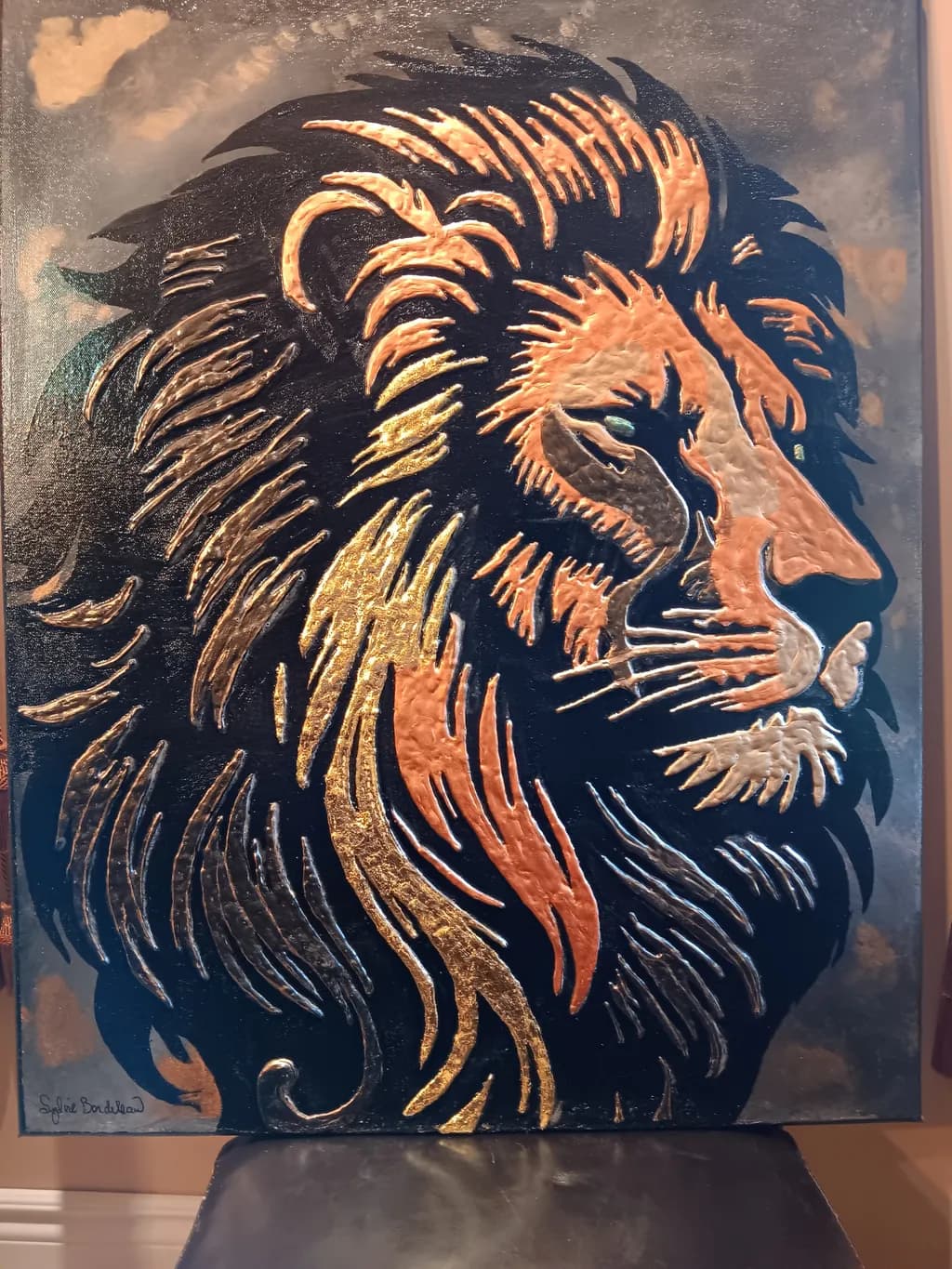 Artist-Lion majestueux