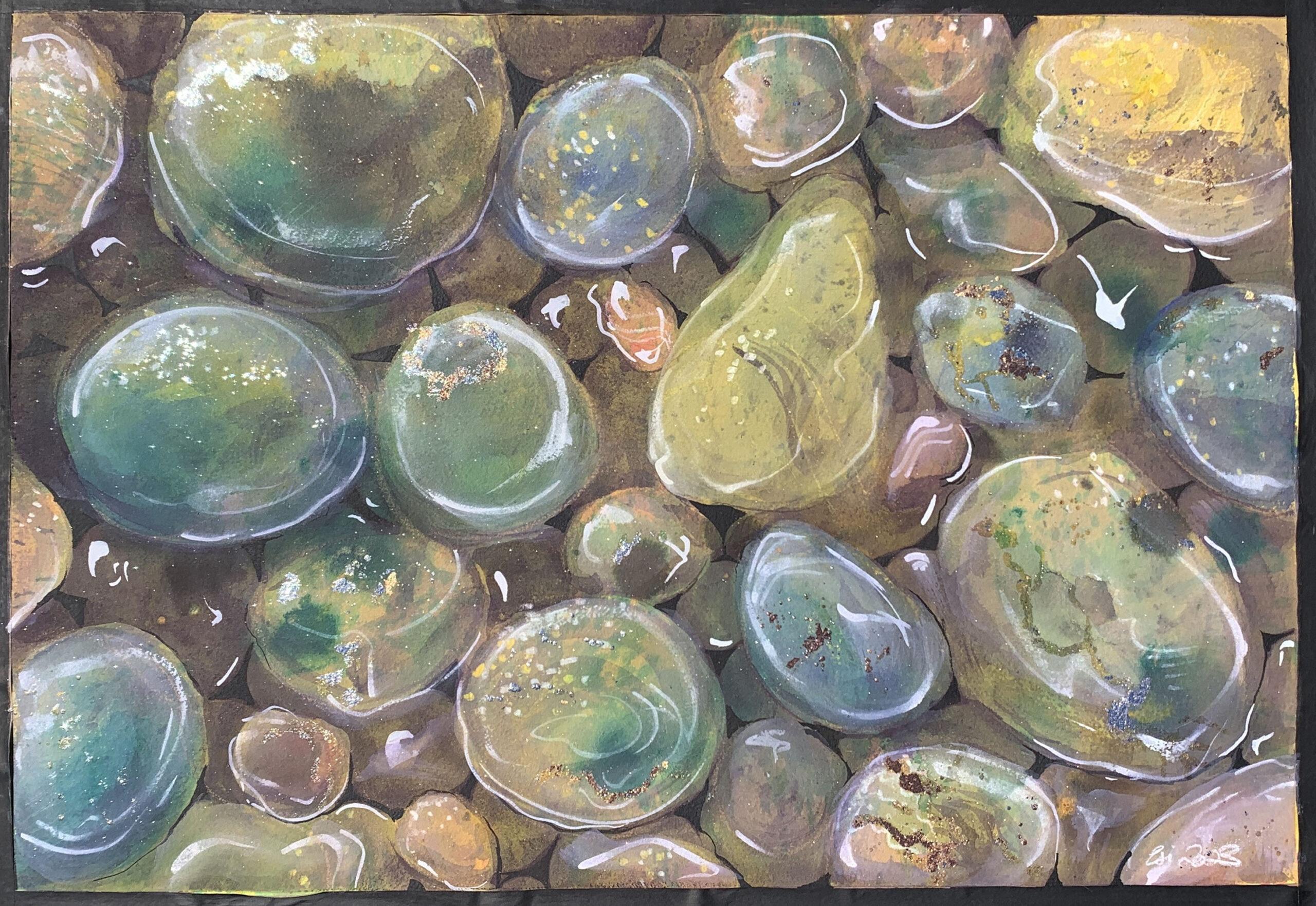 Artist-Les joyaux de la nature terre de jade