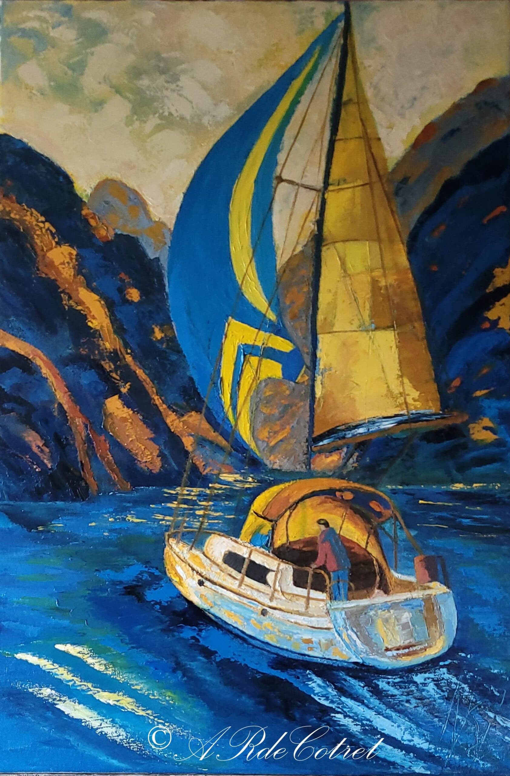 Sailboats on the Fjord