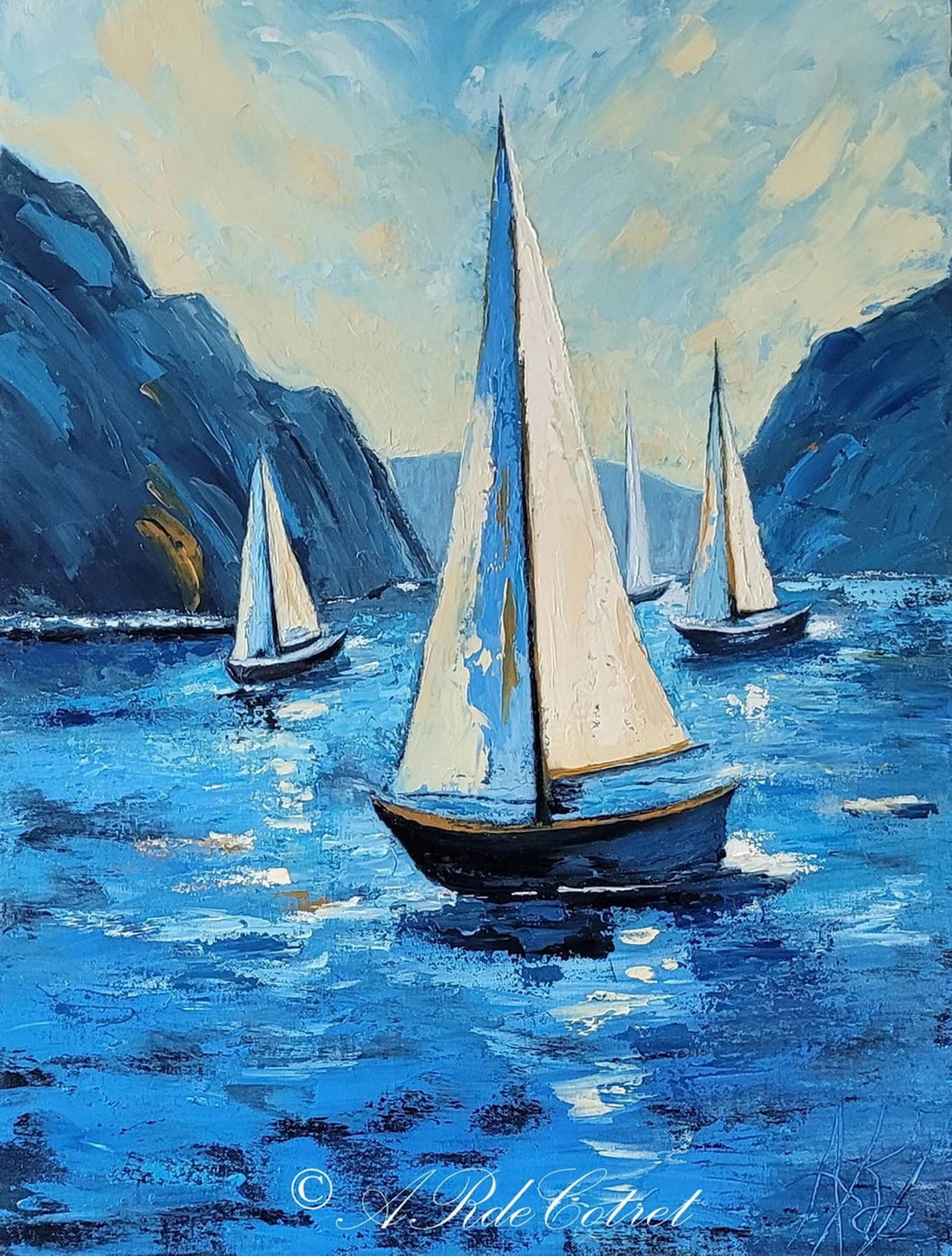 At the mouth