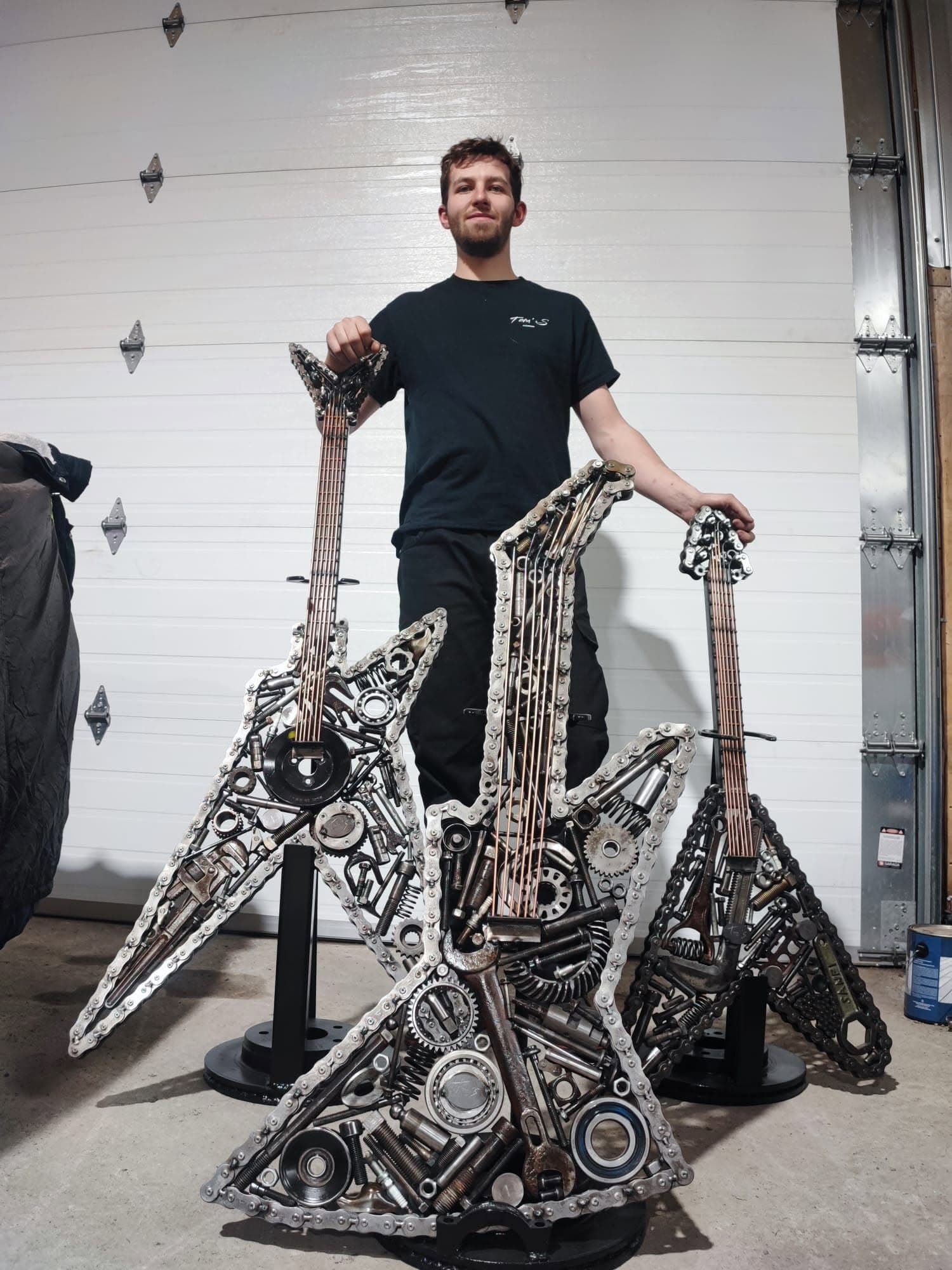Music blends with metal