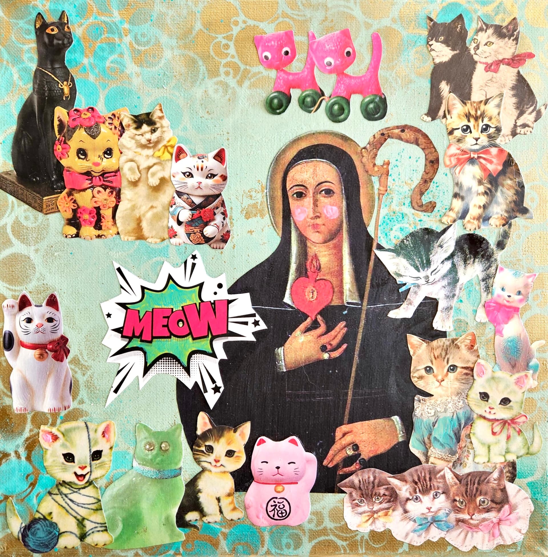 Gertrude, Patron Saint of Cats