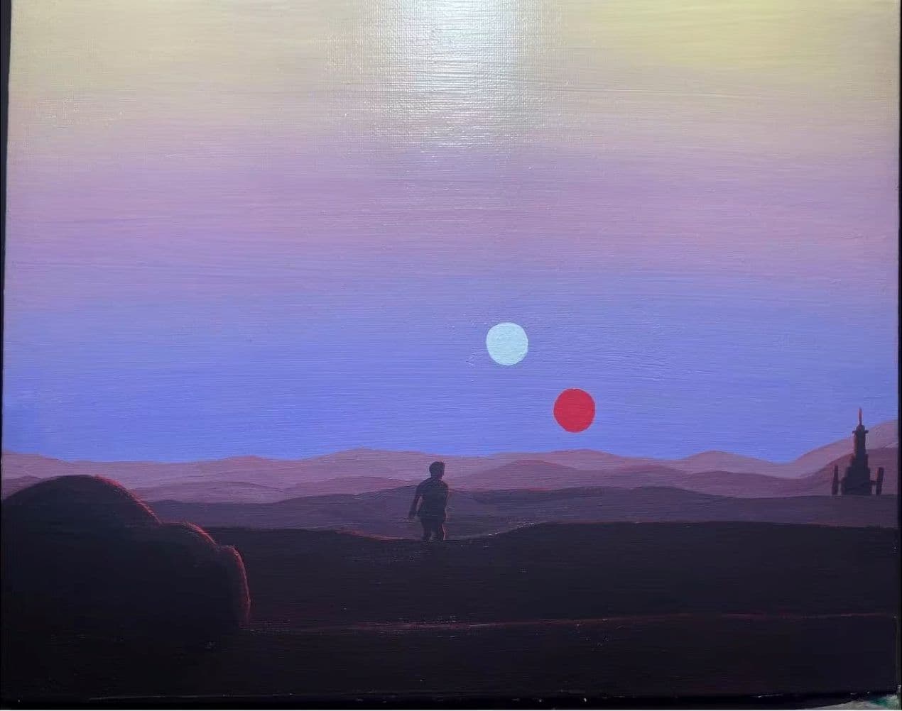 Artist-Coucher de soleil binaire
