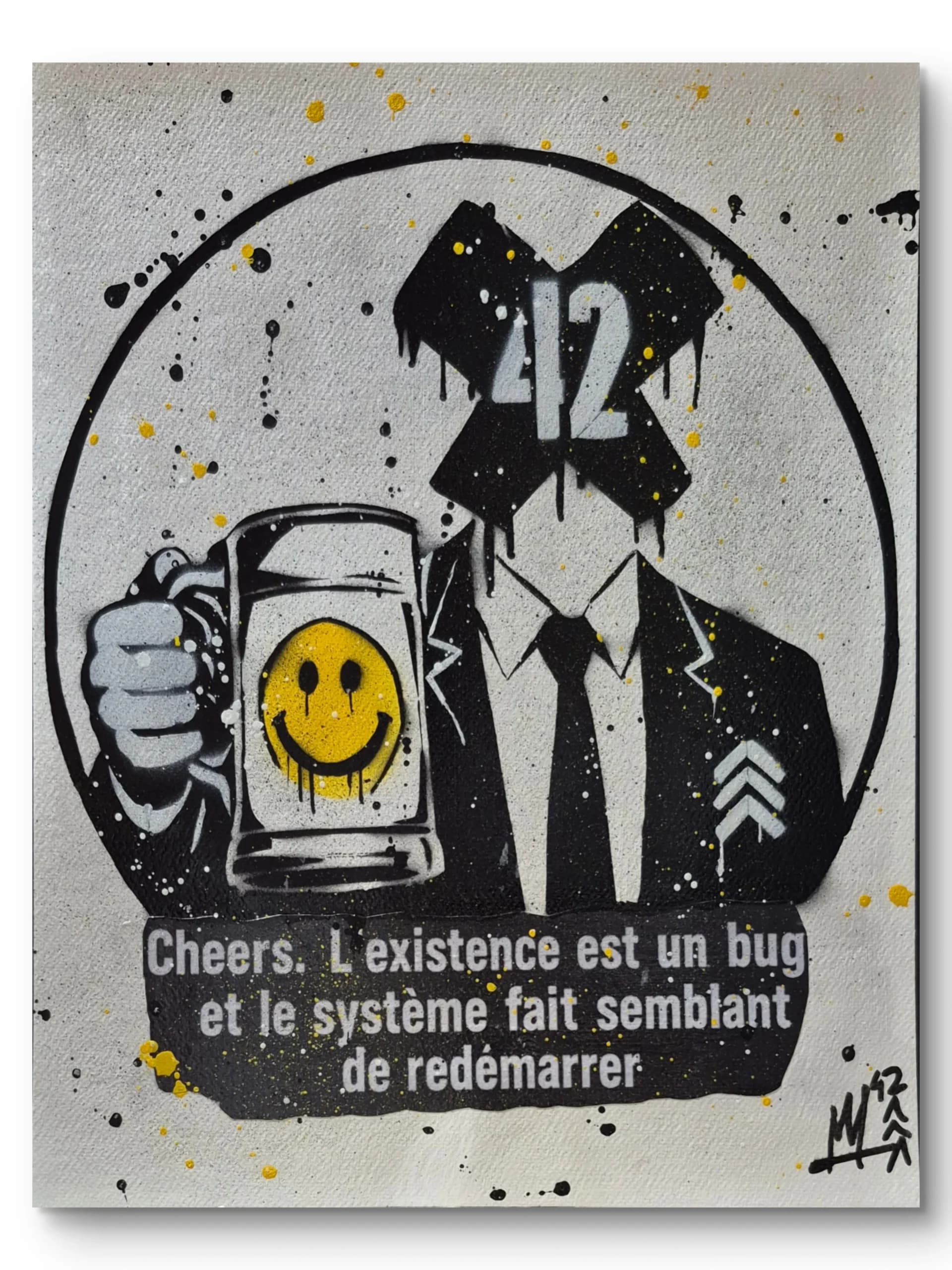 Artist-Life is a glitch, and the system fakes a reboot