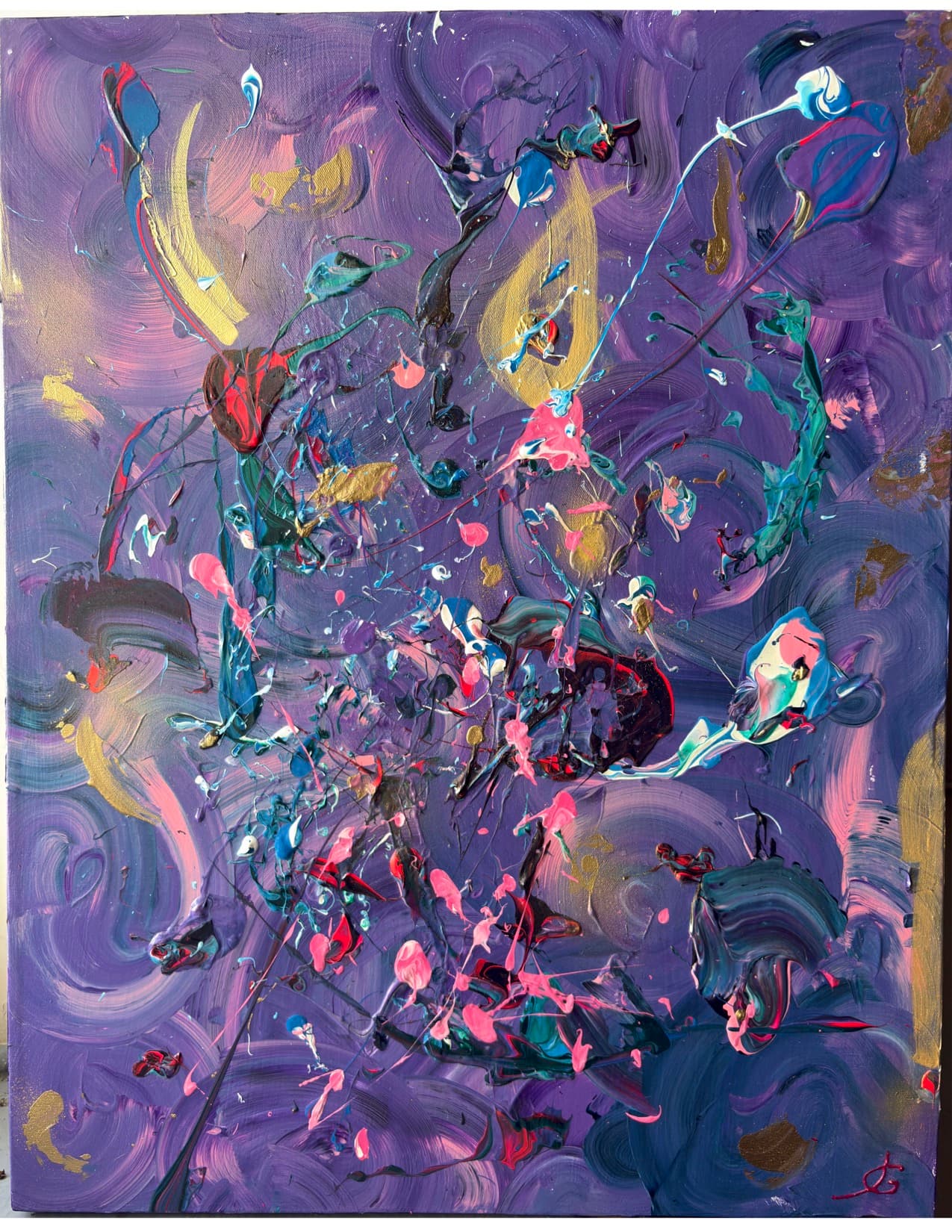 Crackles - purple