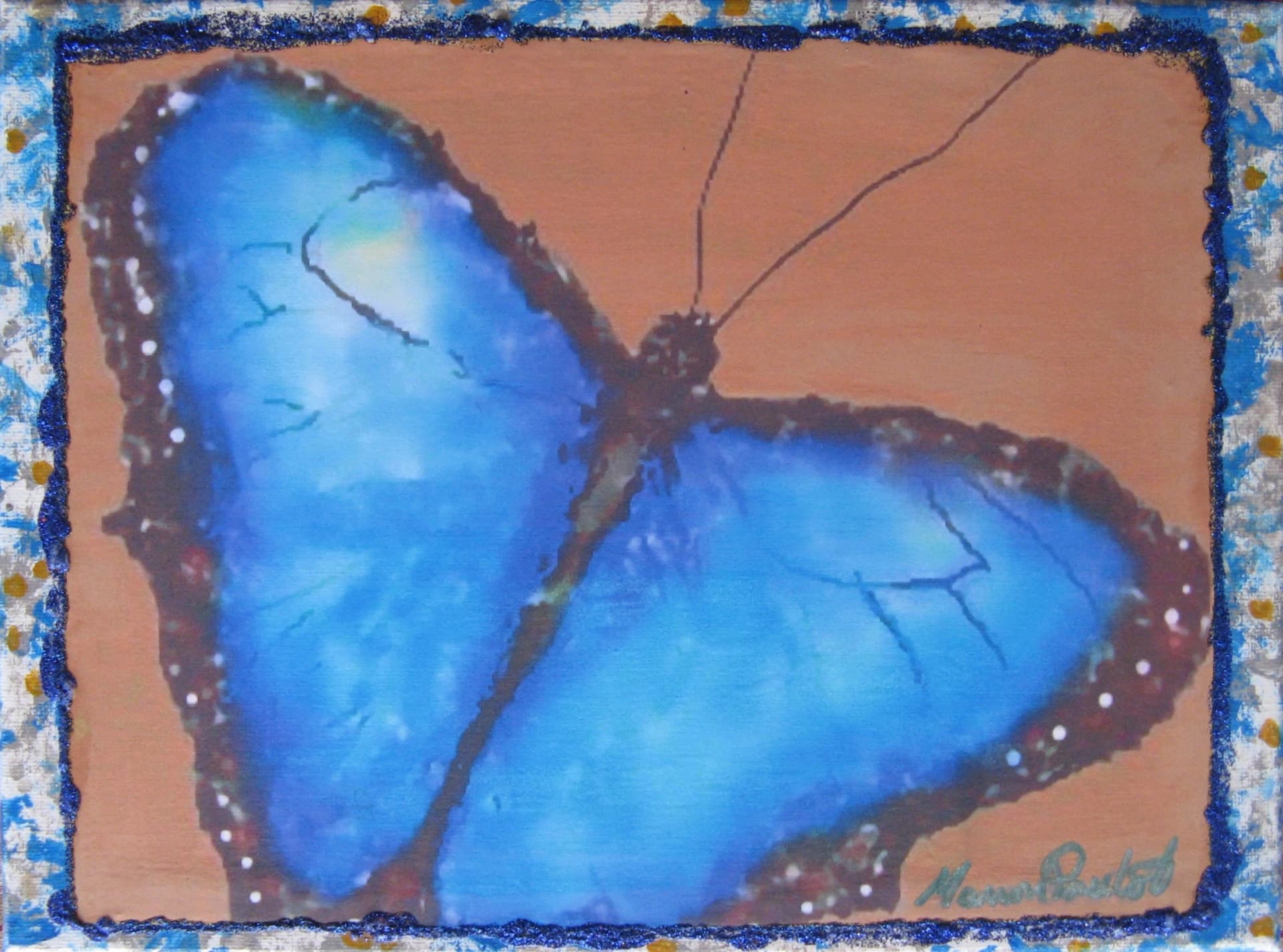 Artist-Papillon bleu