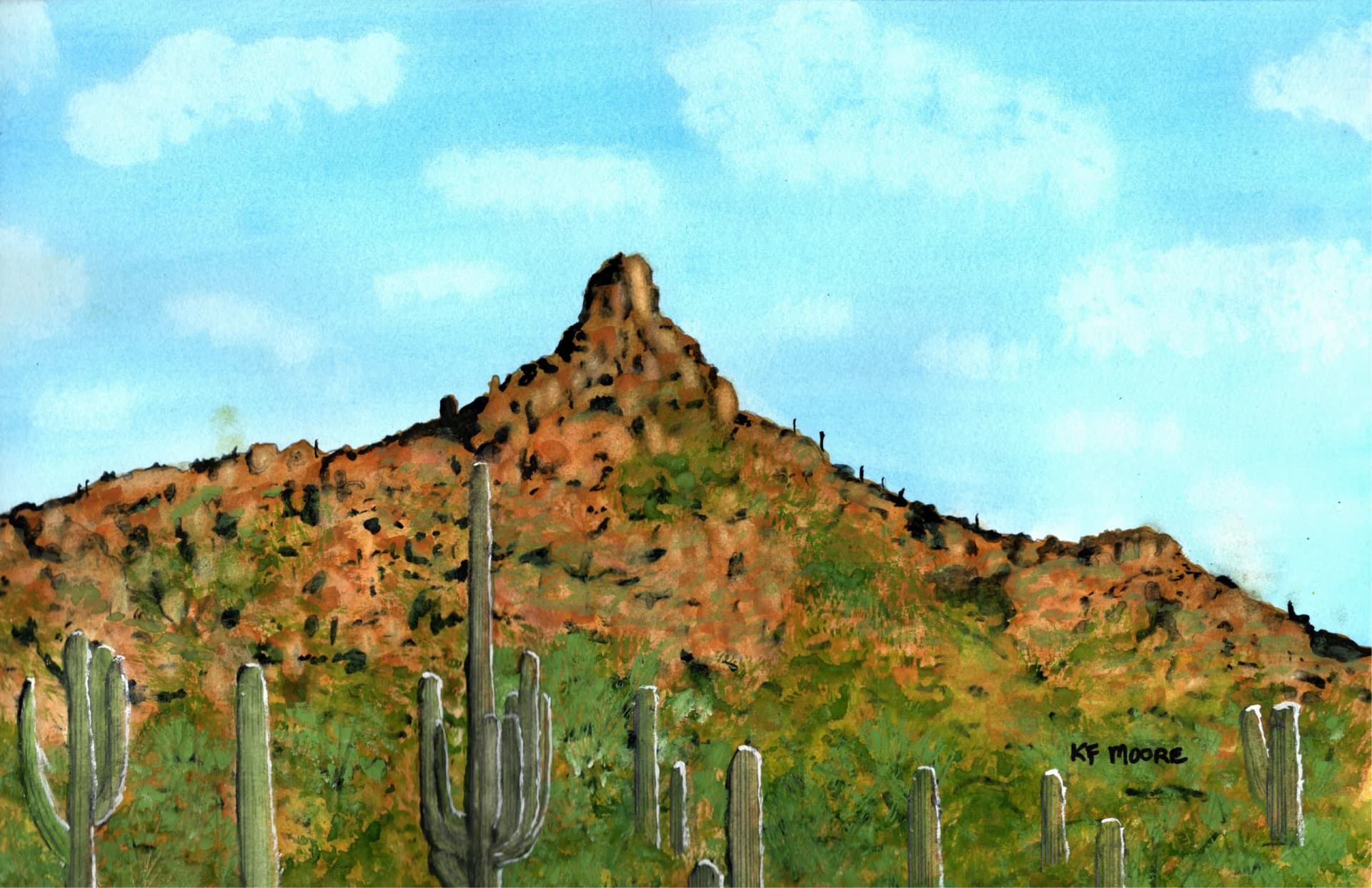 Artist-Who Has Climbed Pinnacle Peak