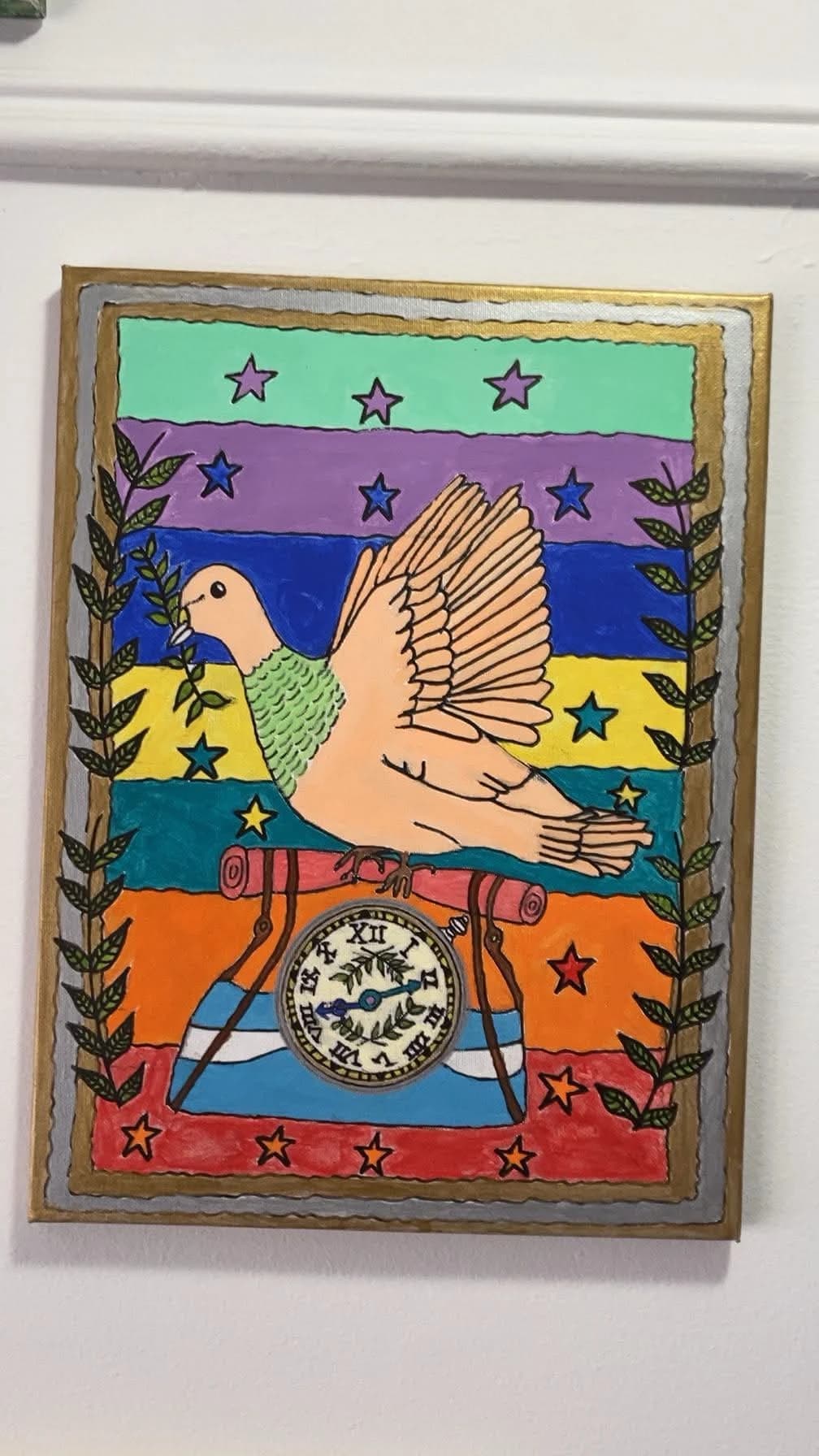 Artist-Horloge de paix