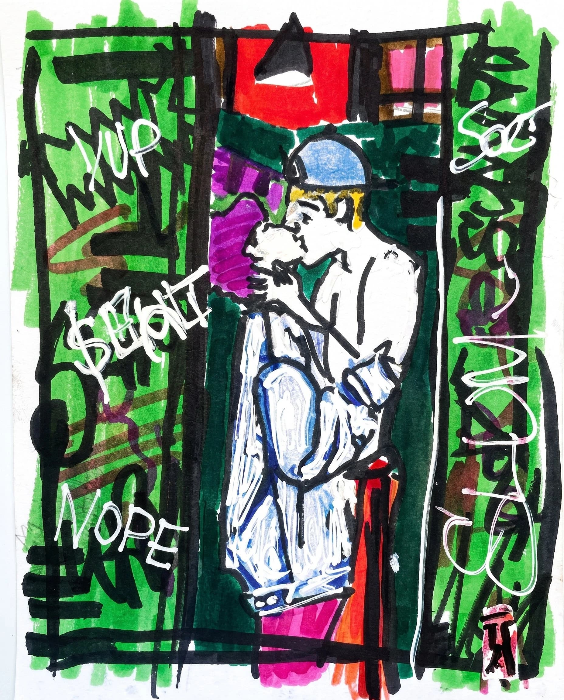 Artist-Borrowed Attention, Carelessly Tender II