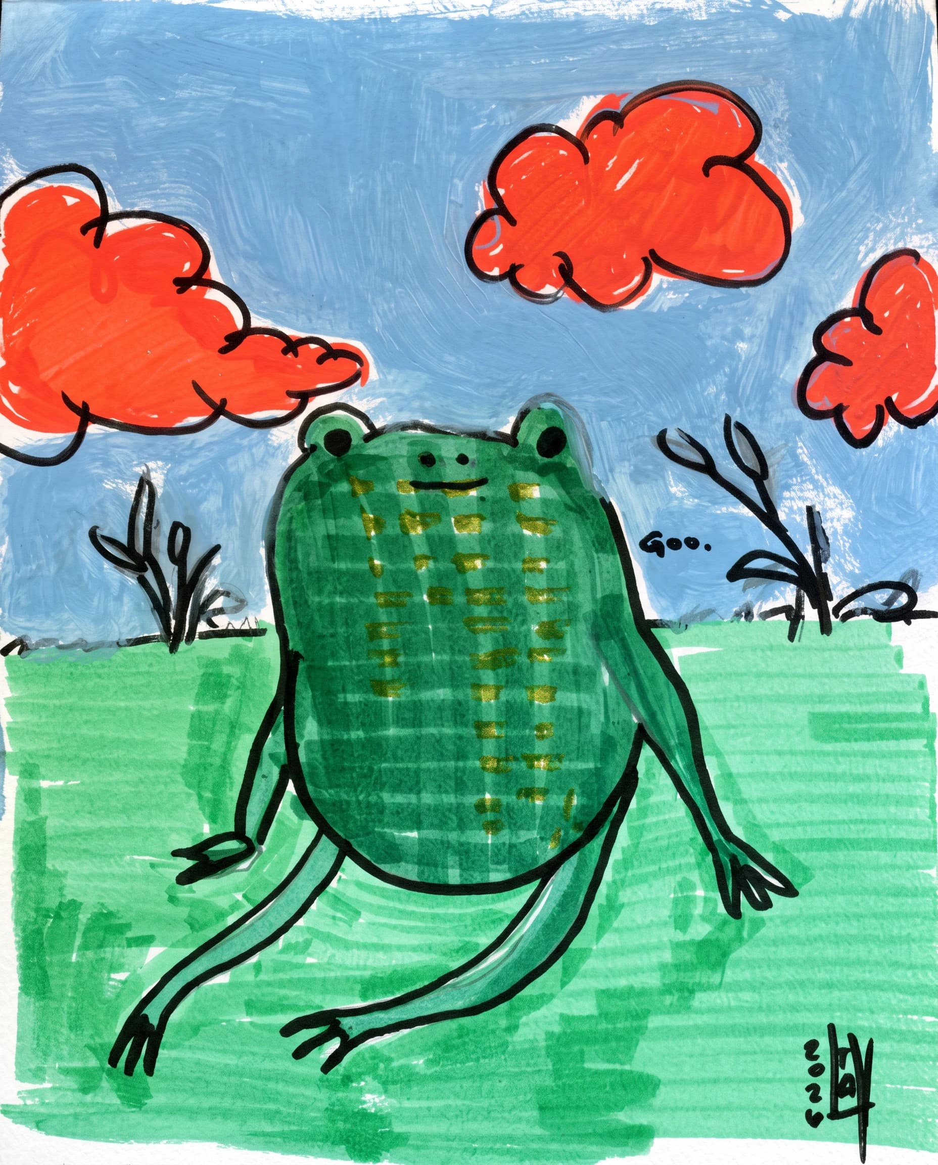 Artist-Green Frog