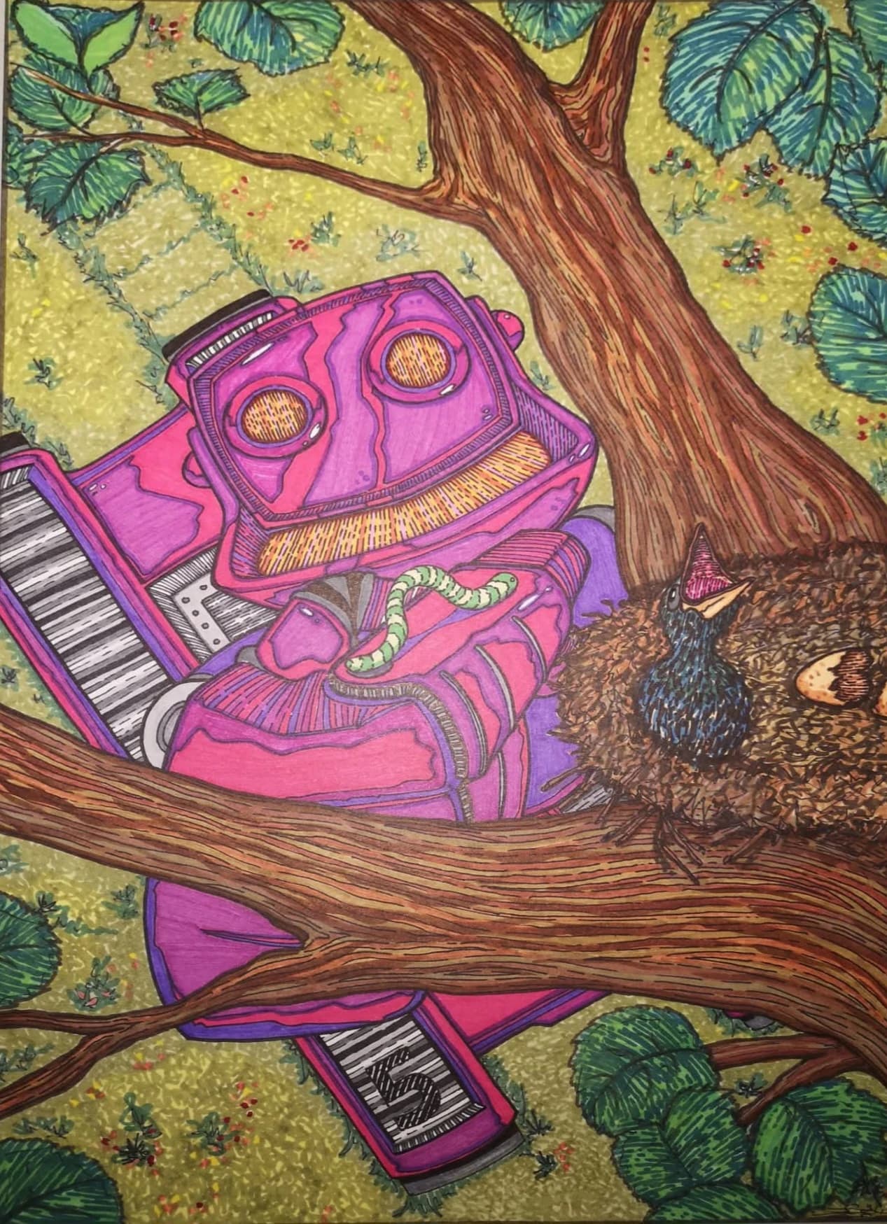 Artist-While we are gone, Part 2, Taking care about Nature.