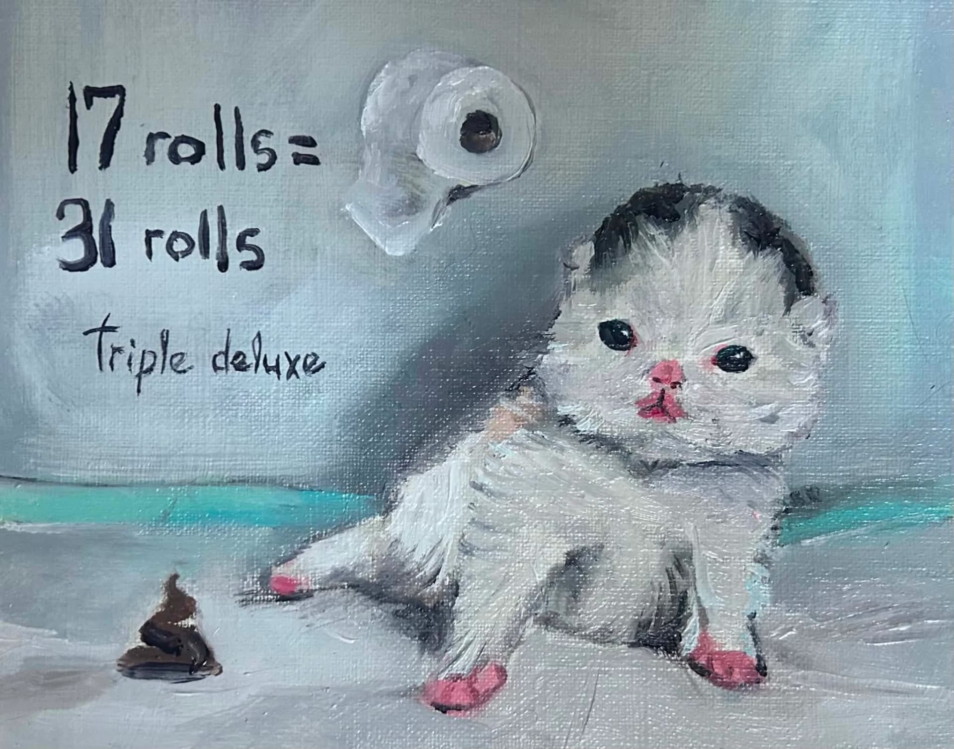 Artist-17 rouleaux = 31 rouleaux. Triple deluxe