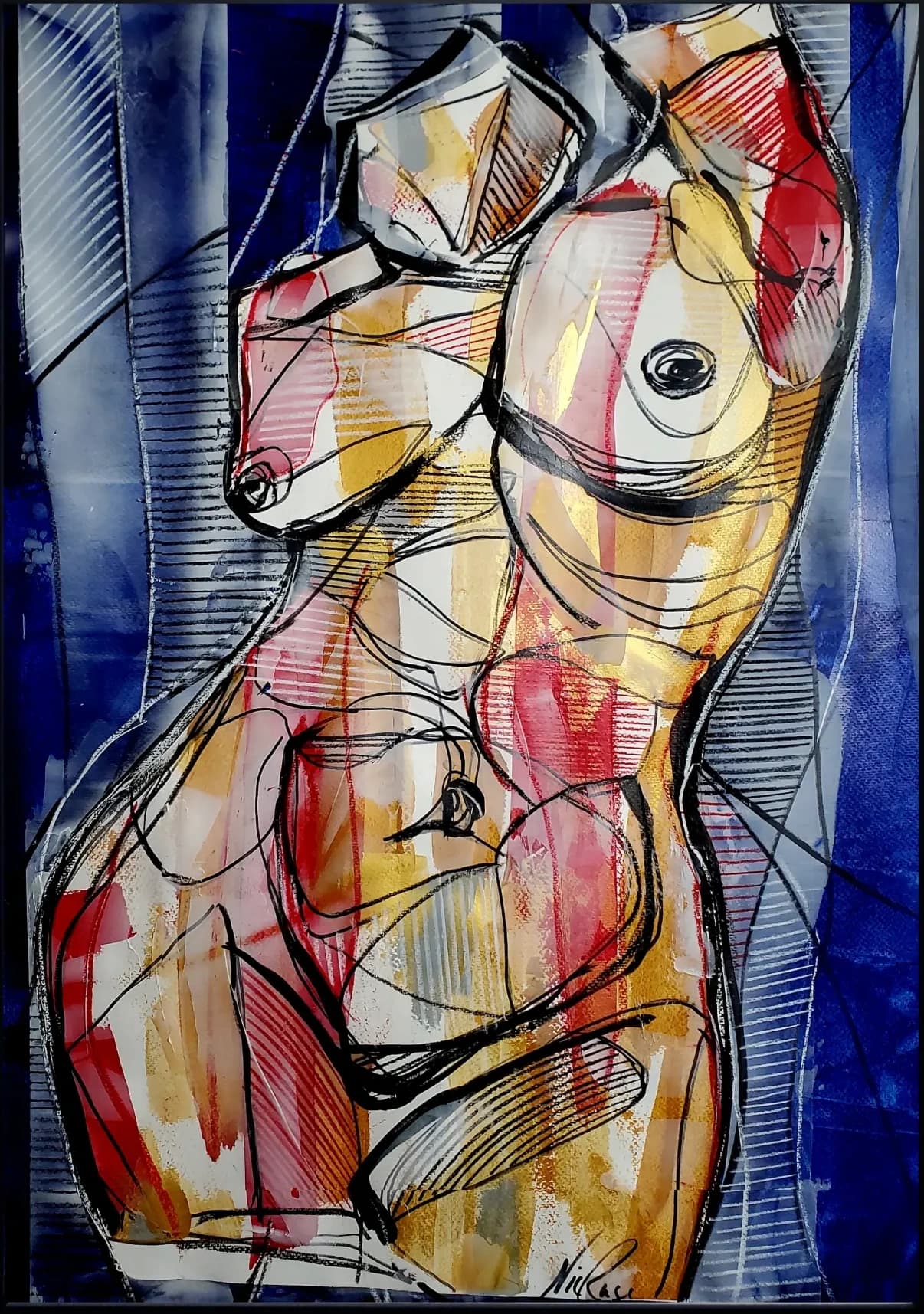 Muse Le rouge et or de ta peau étude
