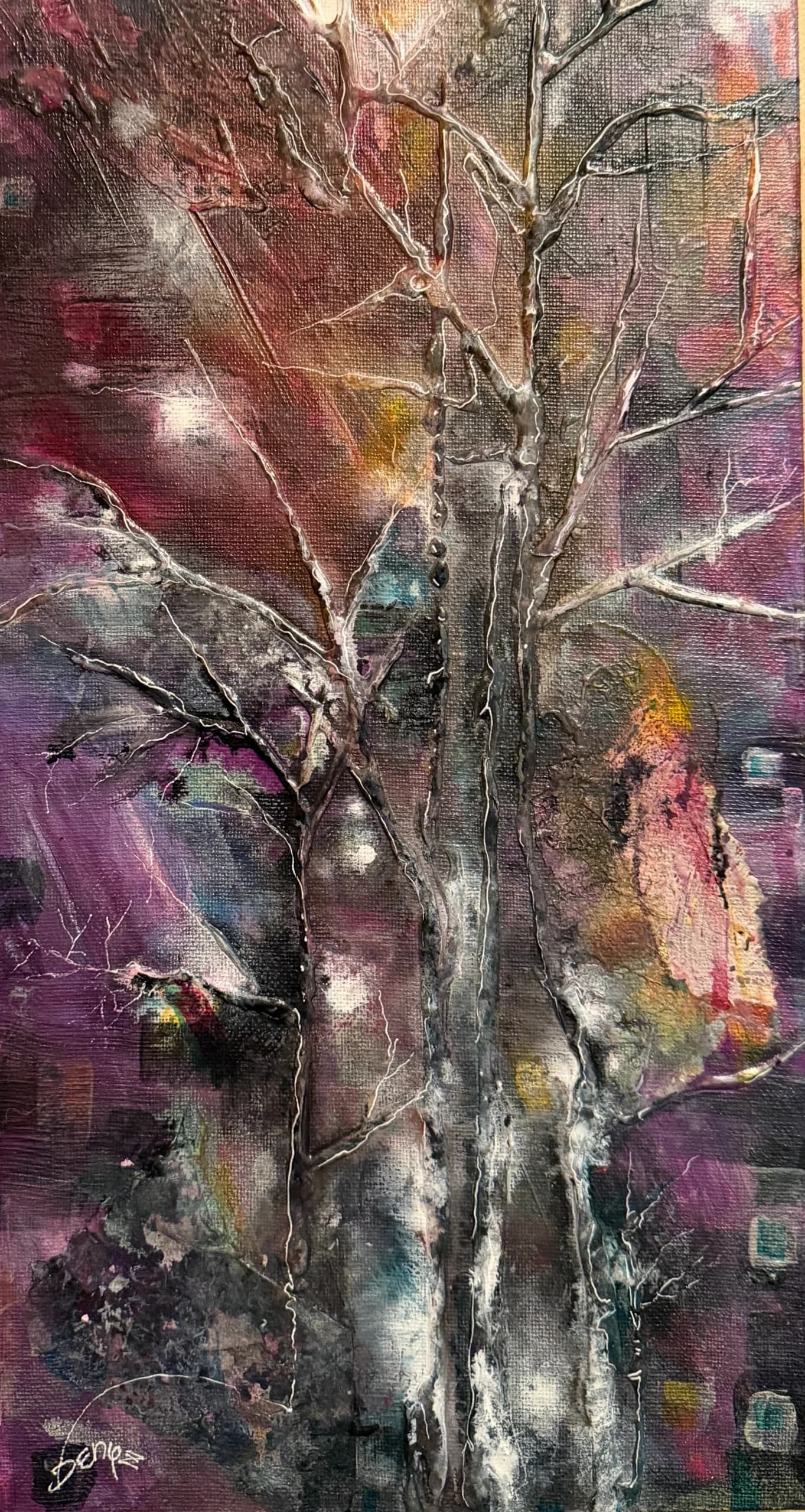 Artist-Arbre sous le verglas