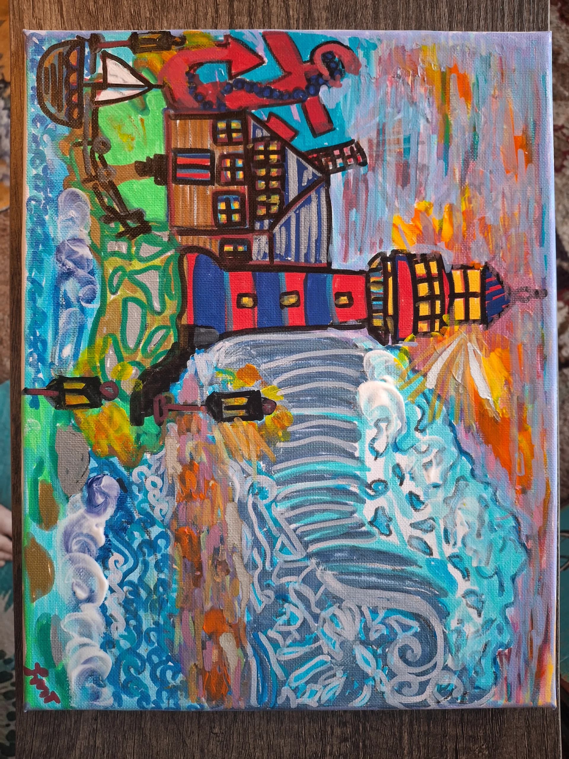 Artist-Reflections by the Ocean