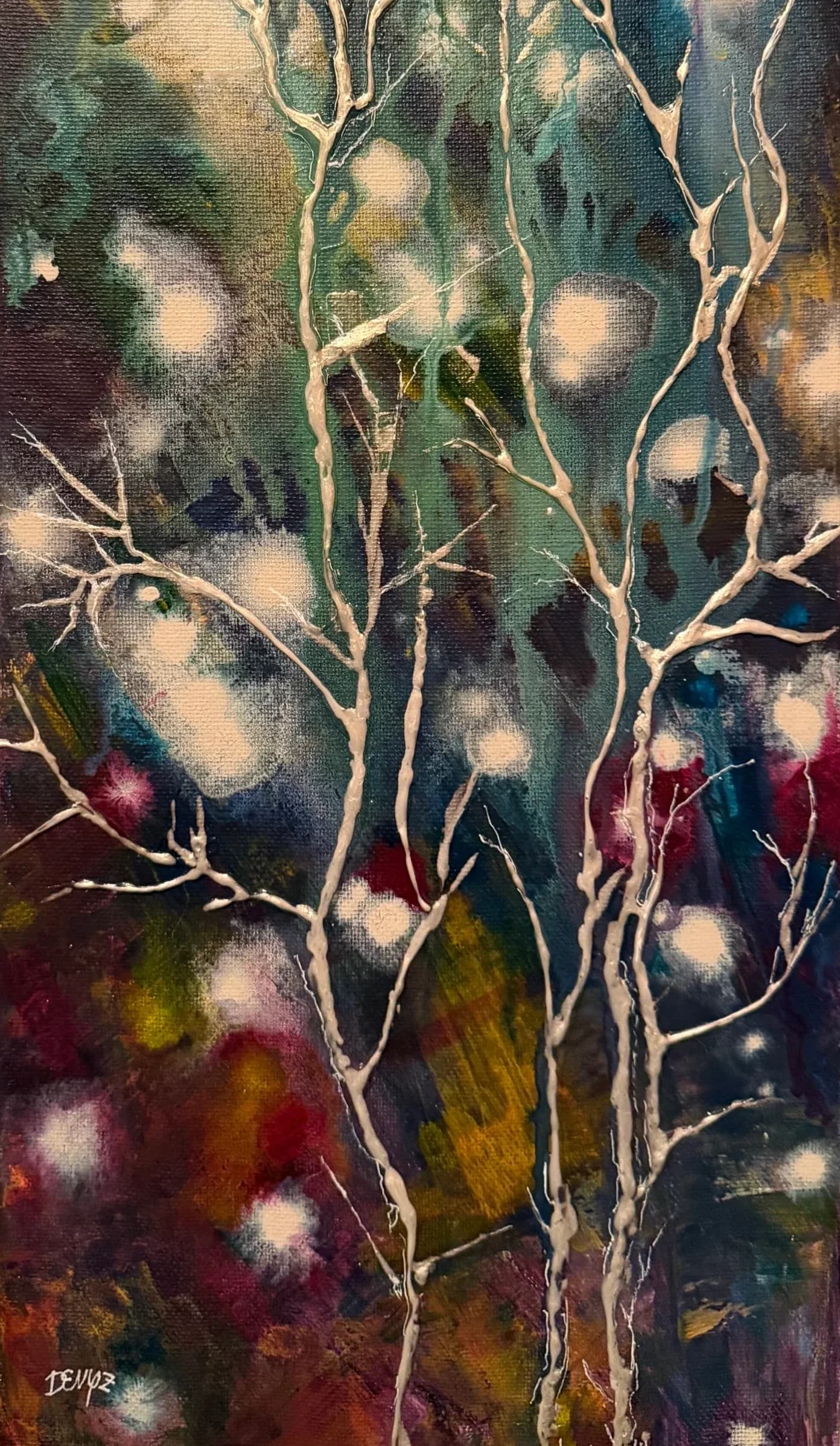 Arbre sous la neige