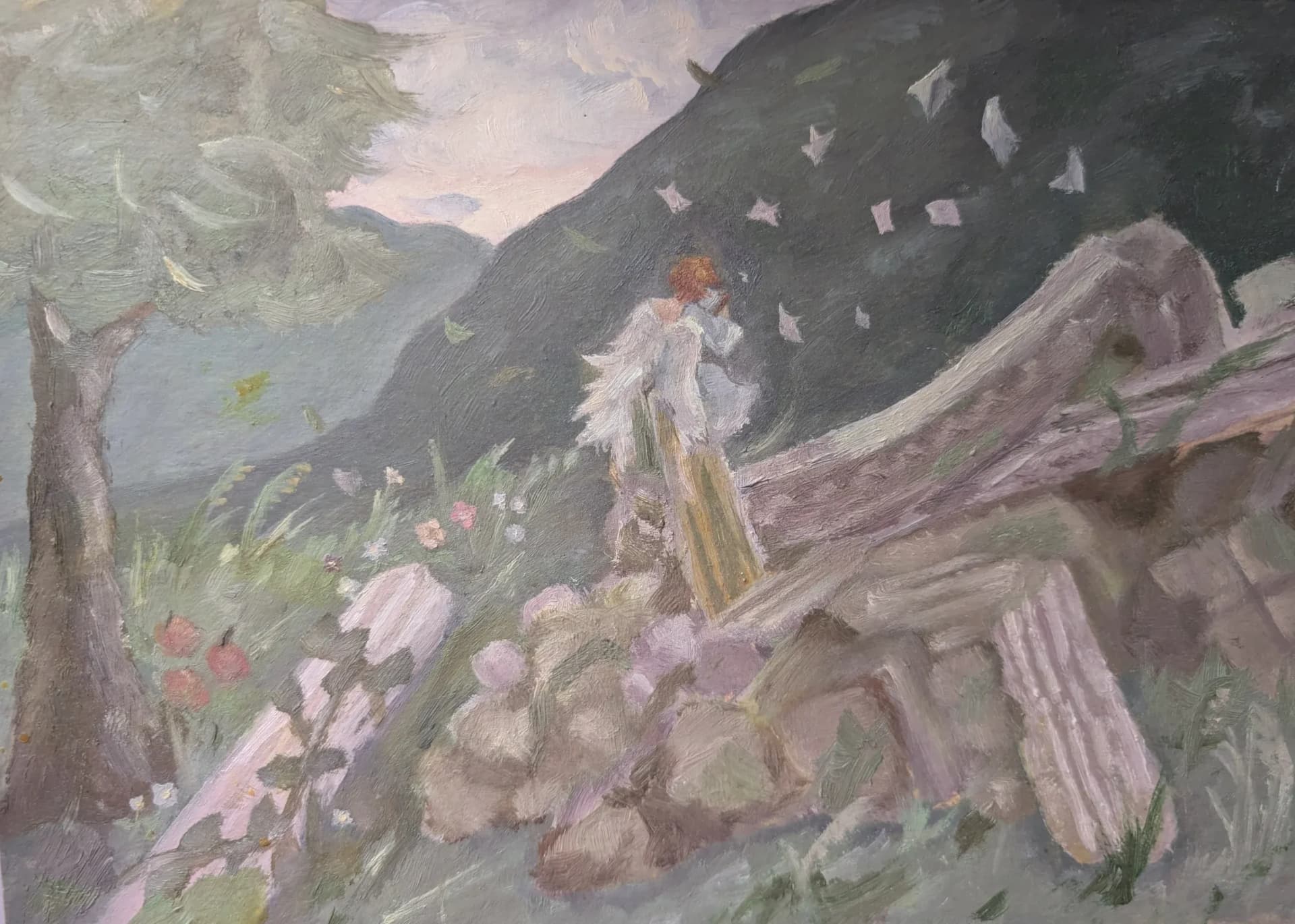 Angel in the ruins