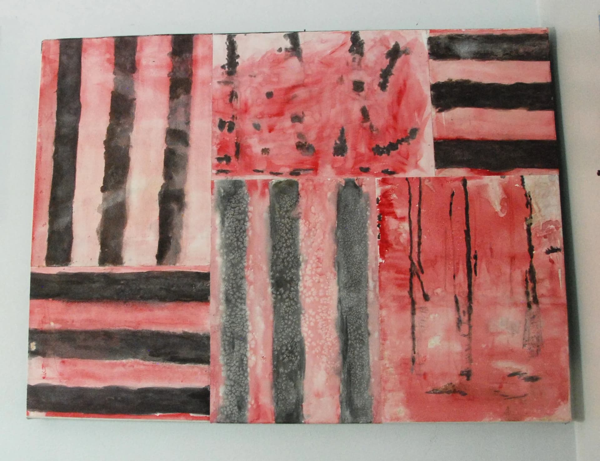 Artist-Intersections noire et rose