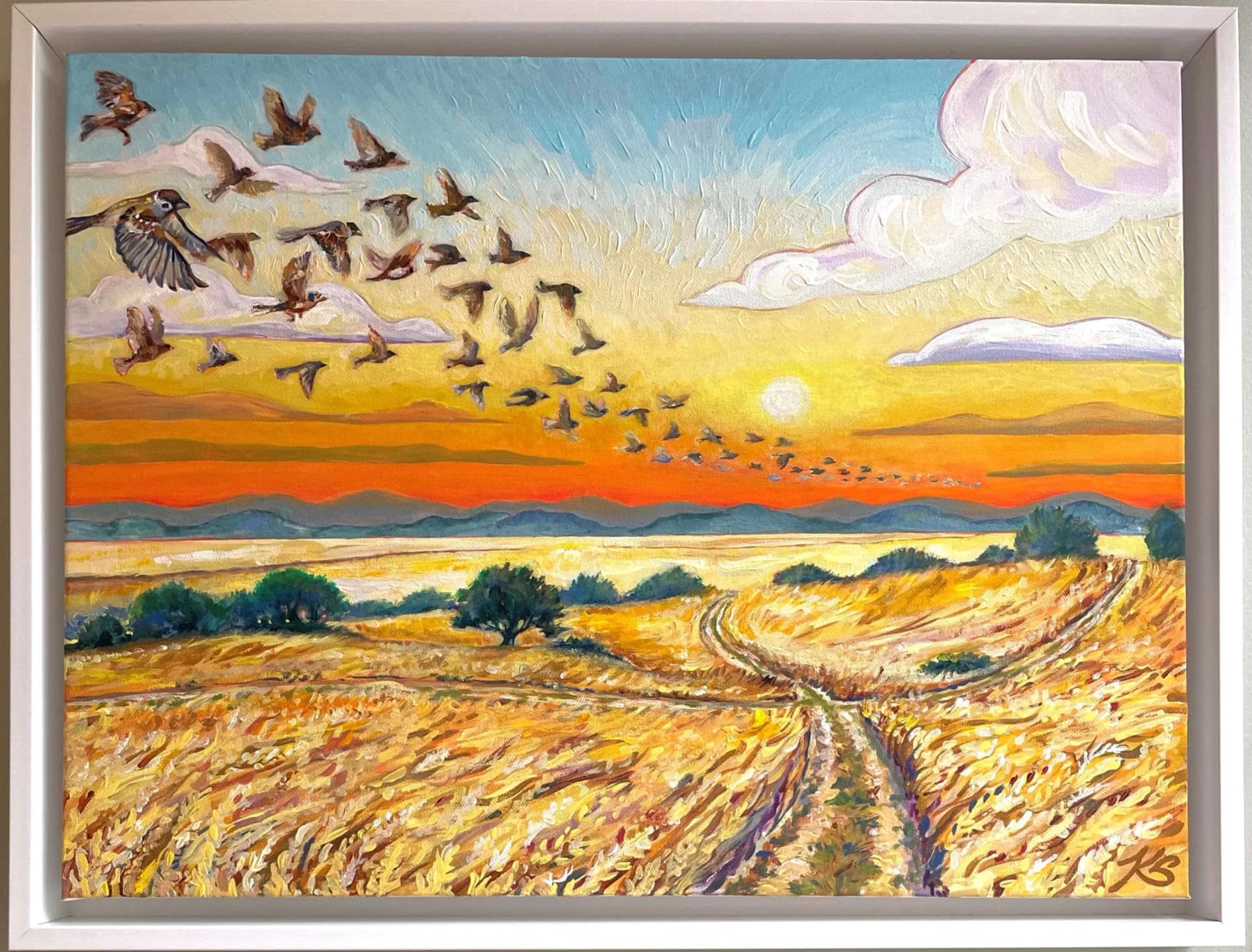 Artist-Field of Sparrows