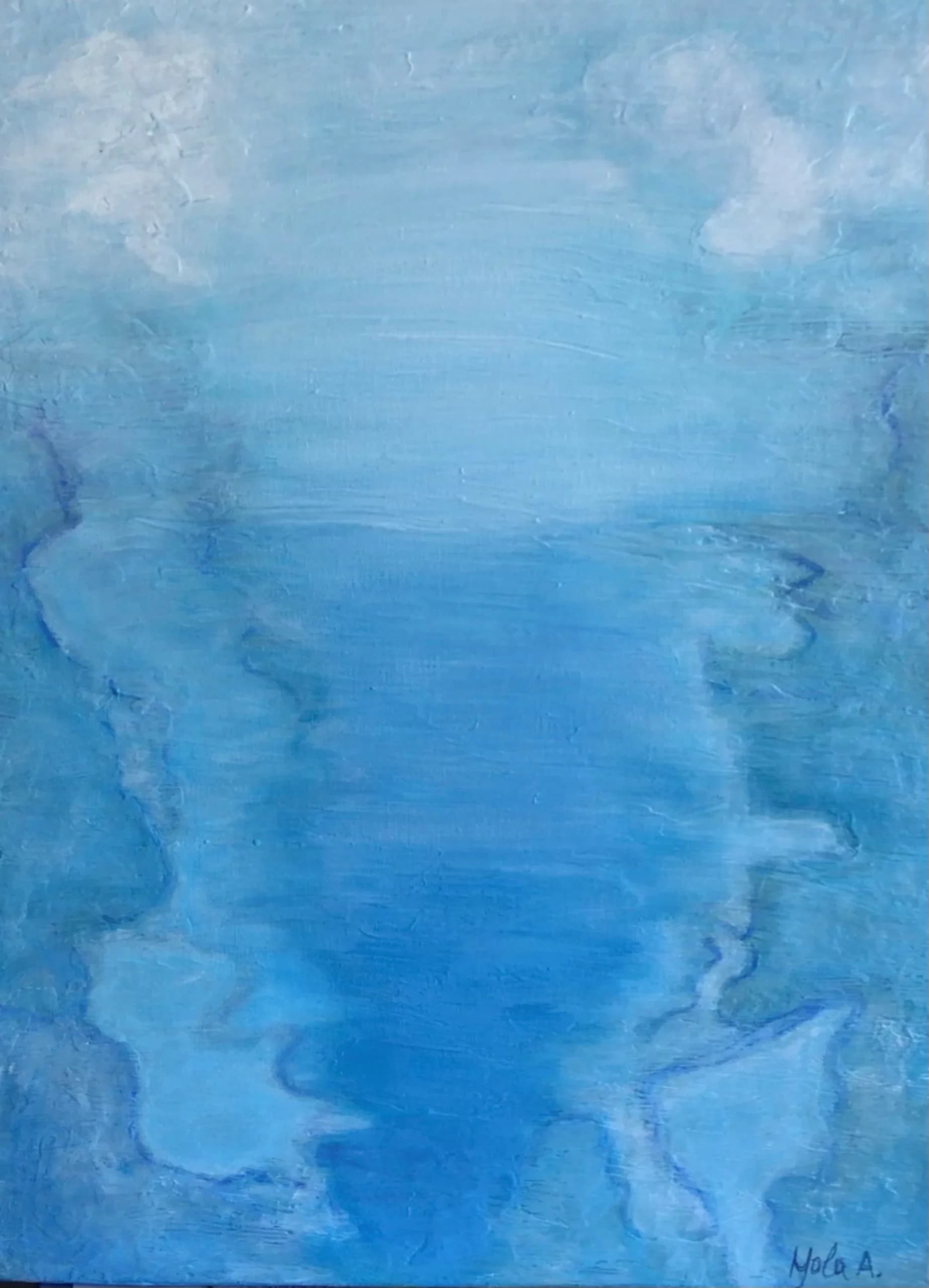 Artist-Plongée dans le bleu