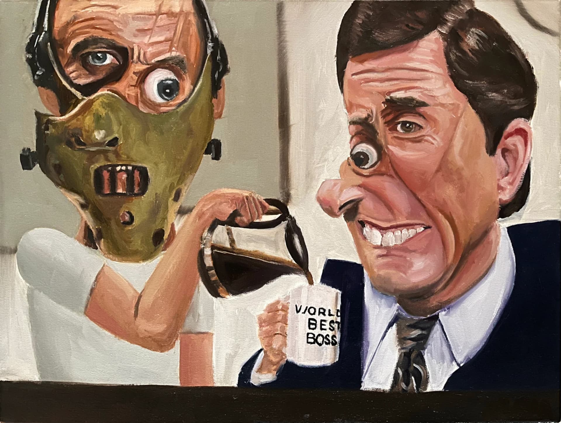 Artist-The New Temp Buys Michael a Cup of Coffee