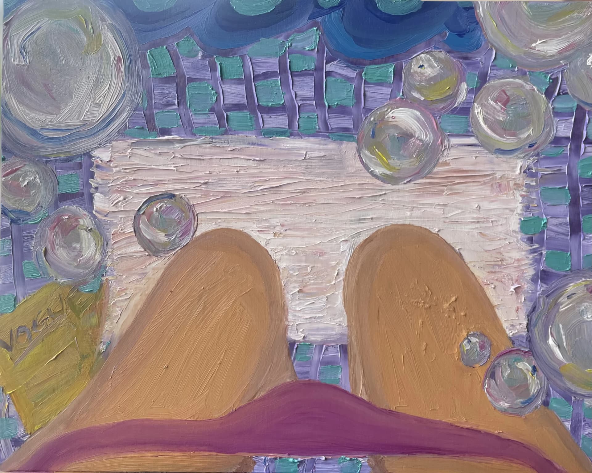 Artist-Peeing After a Few Mushroom Caps