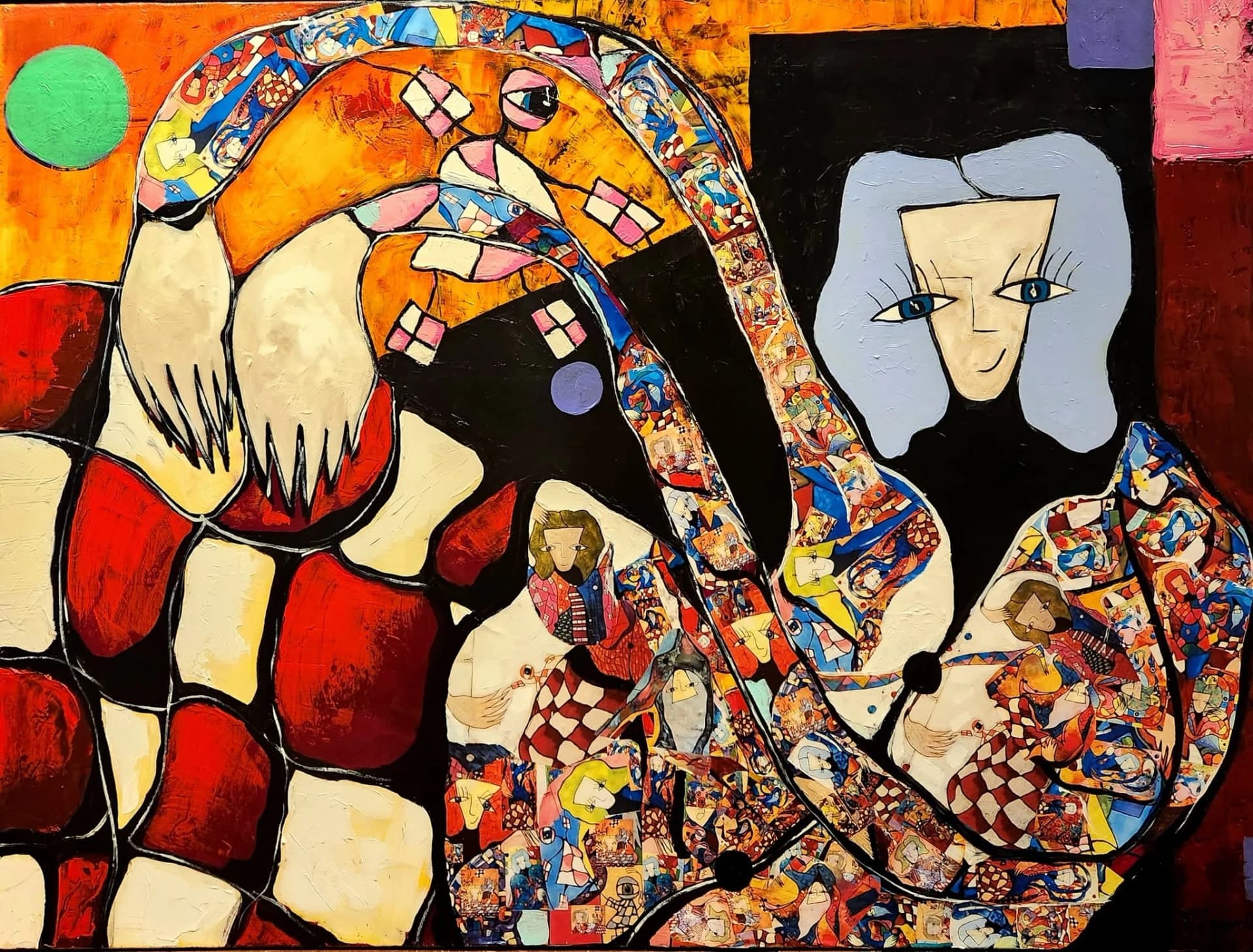 Artist-Madame prends son aise
