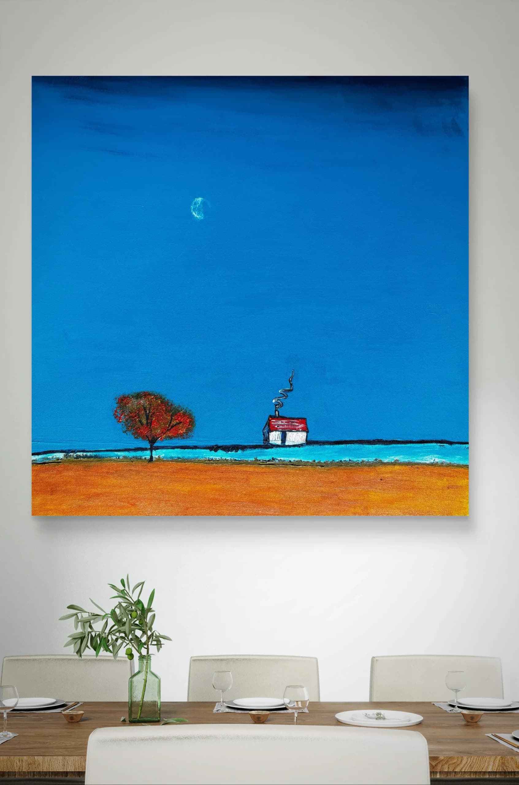 Artist-Impasse des bisons, sous la lune