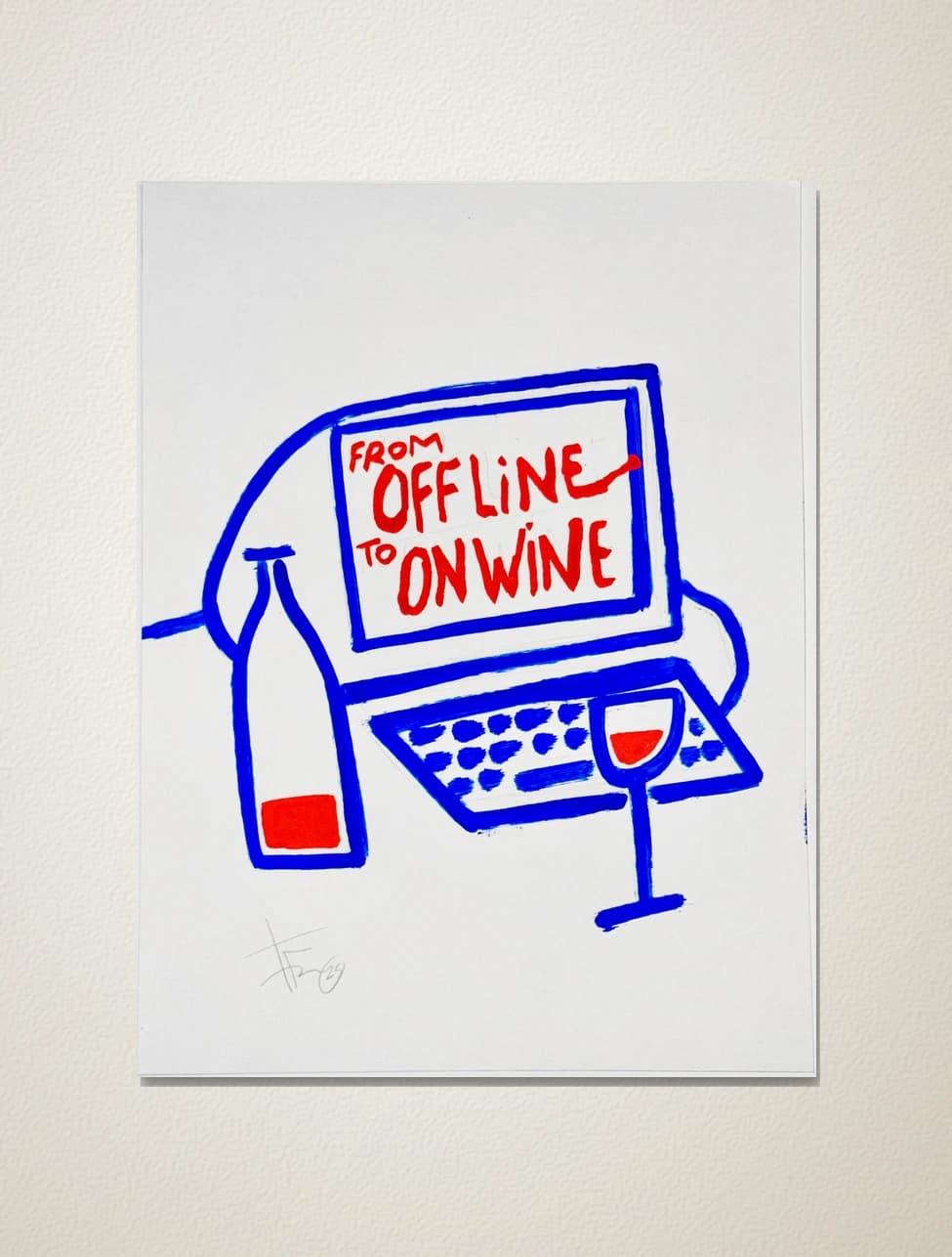 From Off Line To On Wine