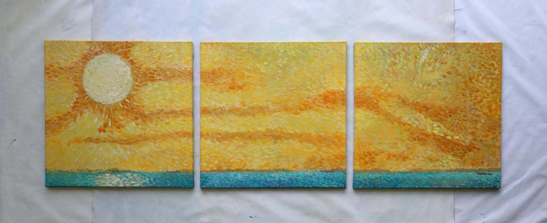 Artist-R. Moses B., Triptych