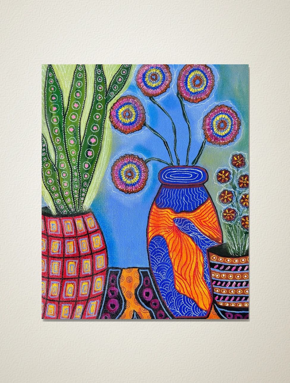 Le vase bleu