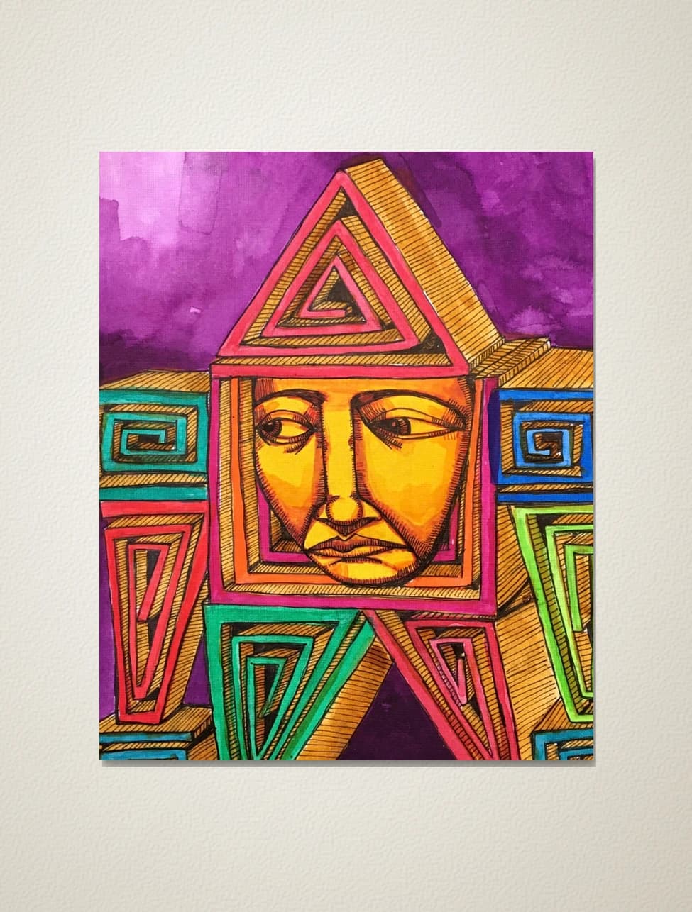 Geometric robot man
