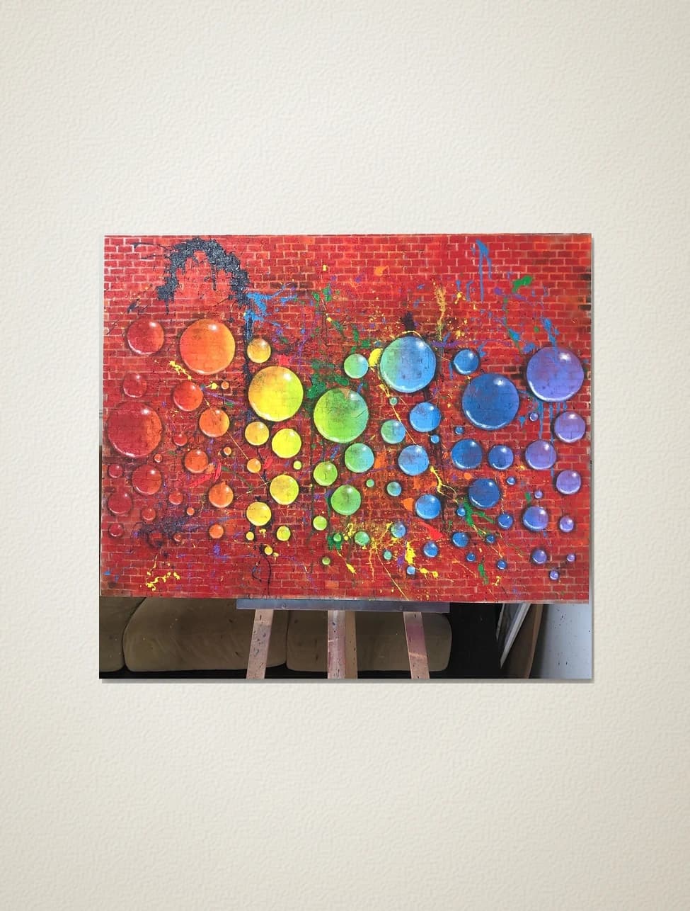 Artist-Bulle d’arc-en-ciel